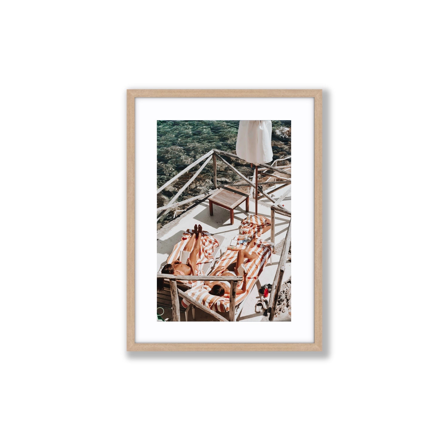 Sun Kissed fine art print, Tuscany, Italy, Medium, Natural Oak Frame · Matboard, Fine Art Print