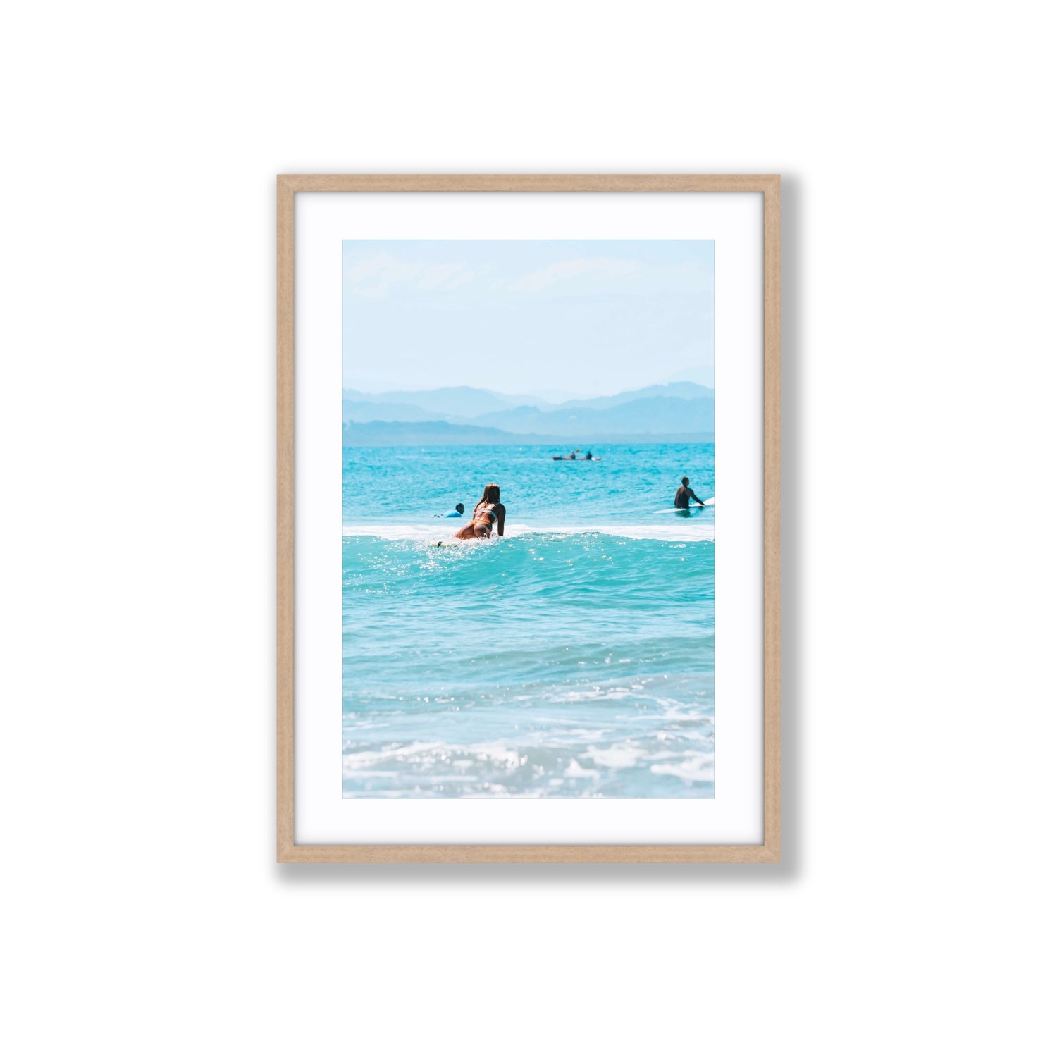 Tatiana fine art print, Byron Bay, Australia, Large, Natural Oak Frame · Matboard, Fine Art Print