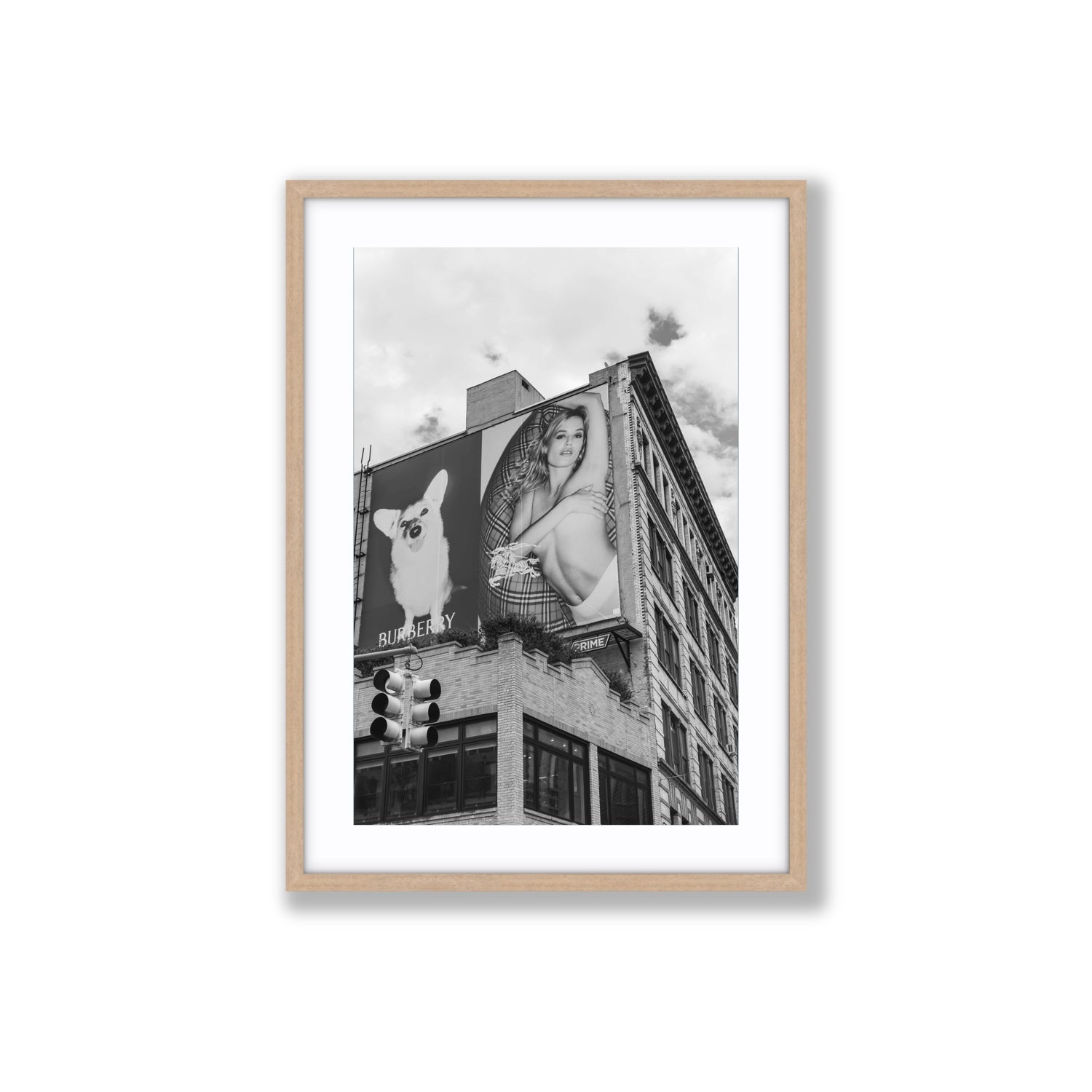 Dynamic Duo fine art print, New York, United States, Large, Natural Oak Frame · Matboard, Fine Art Print