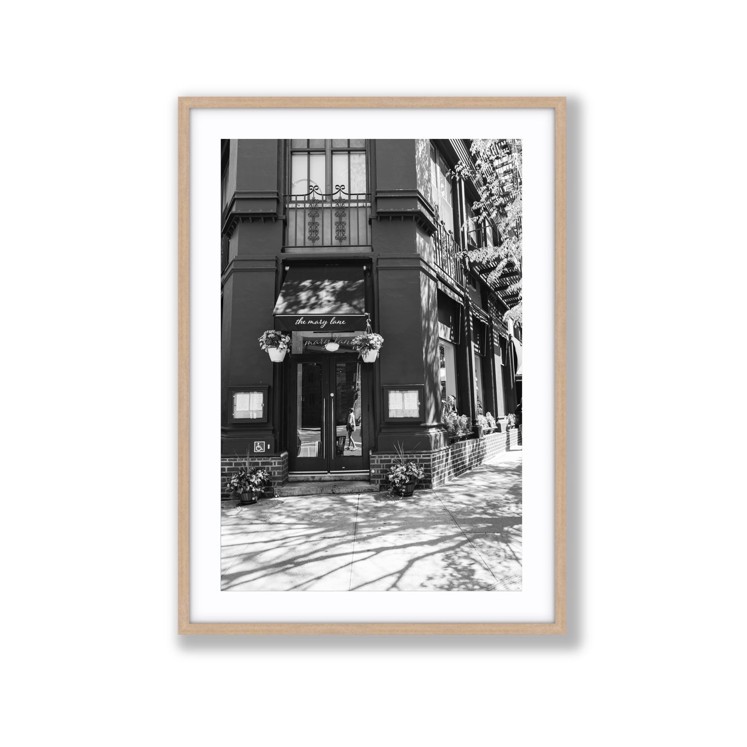 Mary's Corner fine art print, New York, United States, Extra Large, Natural Oak Frame · Matboard, Fine Art Print