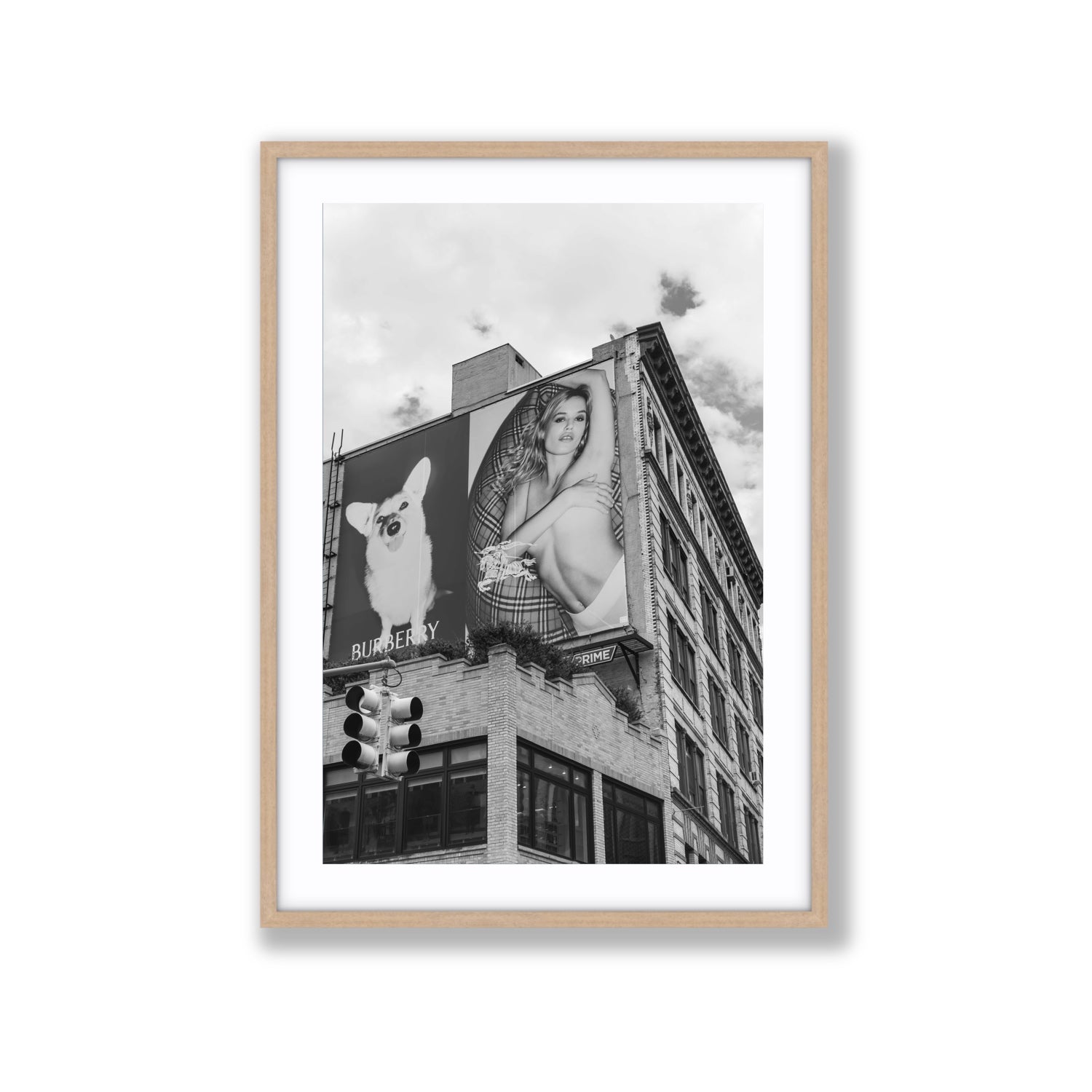 Dynamic Duo fine art print, New York, United States, Extra Large, Natural Oak Frame · Matboard, Fine Art Print