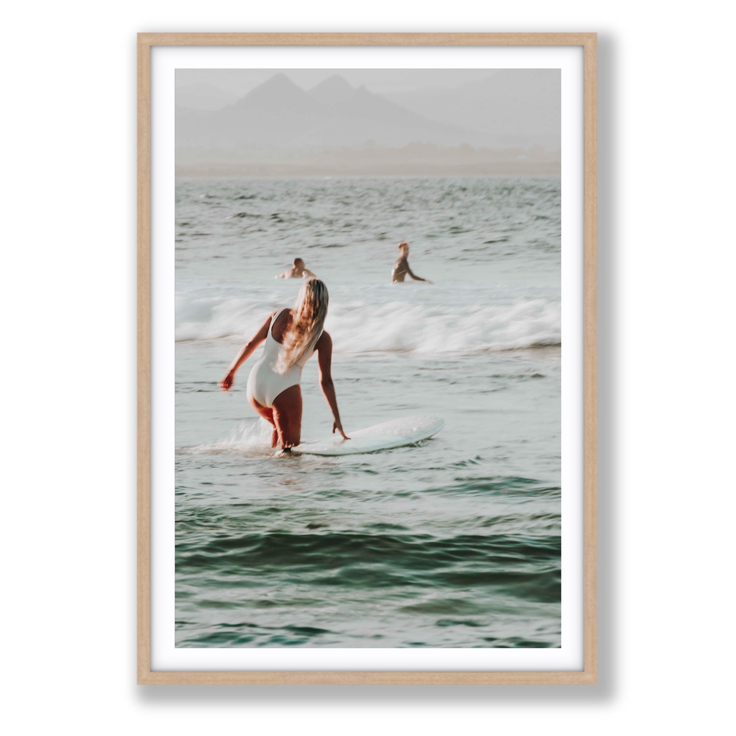 Blondie fine art print, Byron Bay, Australia, Statement, Natural Oak Frame · Matboard, Fine Art Print