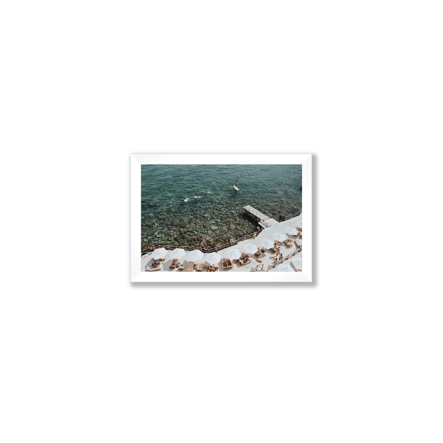 Our Tuscan Dream Tuscany Italian wall art Small full-bleed fine art print in white frame