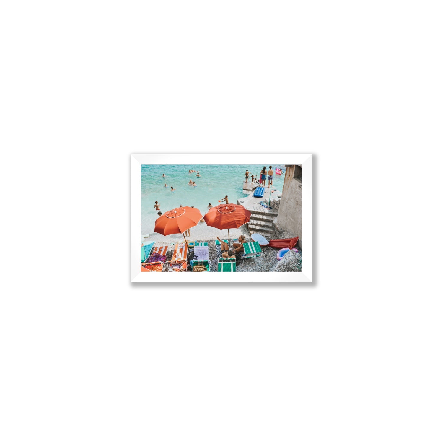 Water Wonderland fine art print, Capri, Italy, Small, White Frame · Full Bleed, Fine Art Print