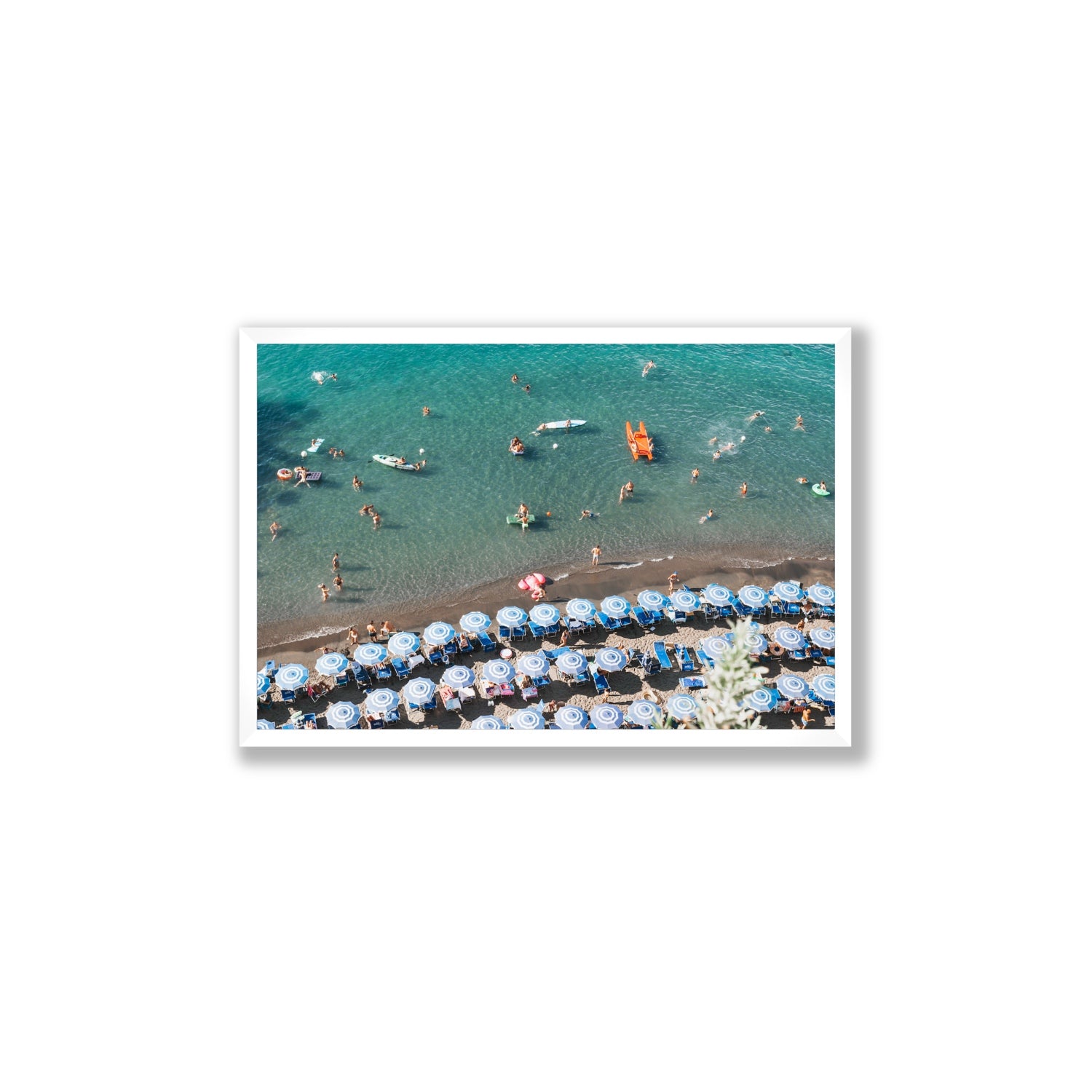 The Sea of Tranquility fine art print, Sorrento, Italy, Large, White Frame · Full Bleed, Fine Art Print