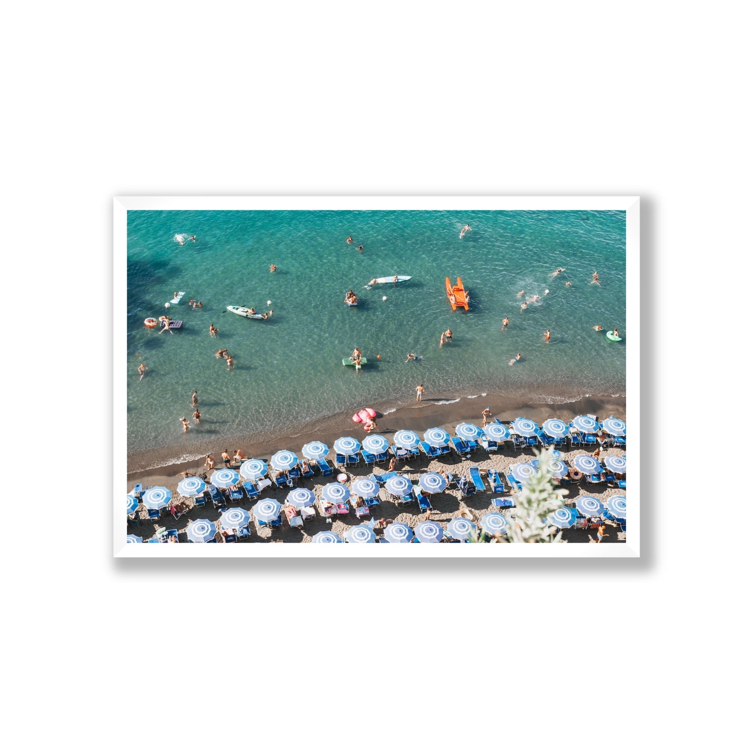 The Sea of Tranquility fine art print, Sorrento, Italy, Giant, White Frame · Full Bleed, Fine Art Print