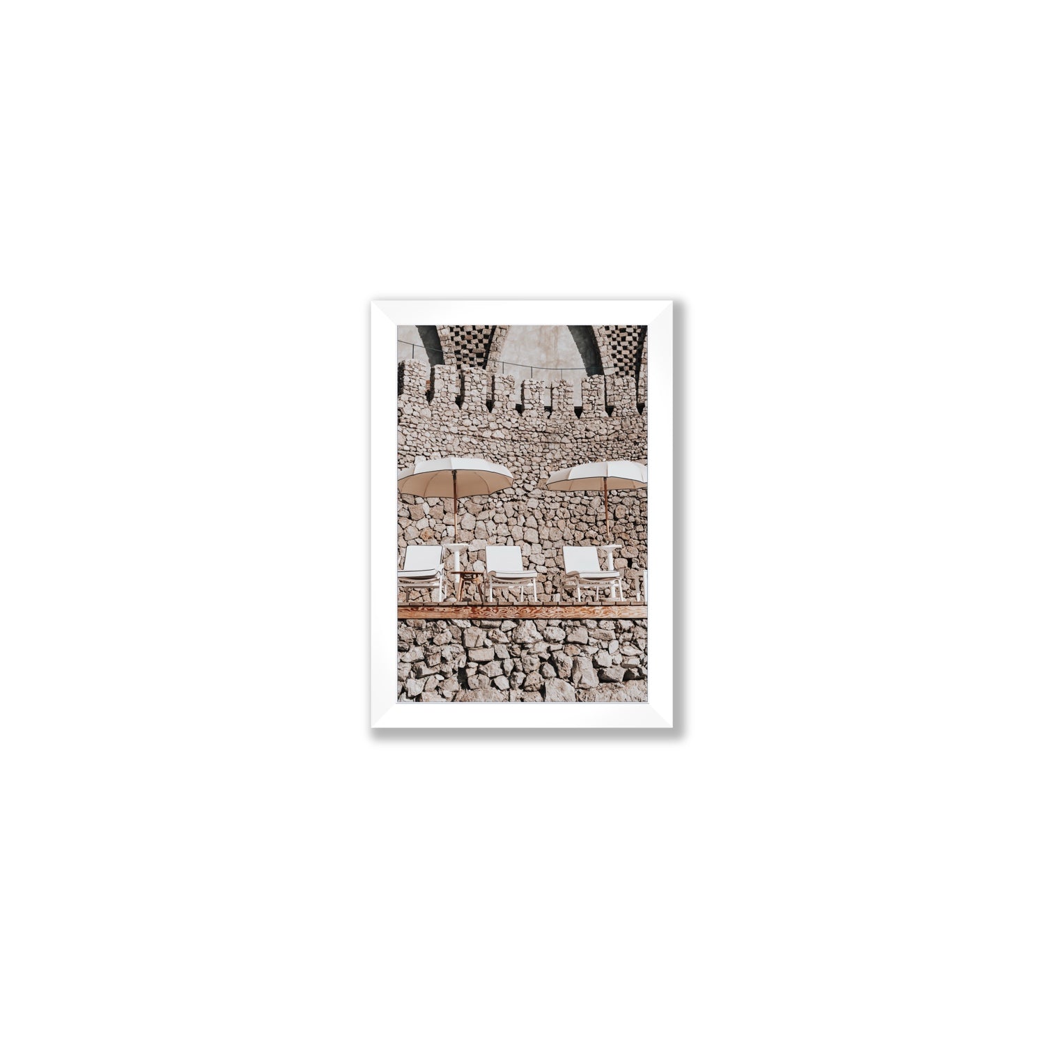 Pietra Amalfitana fine art print, Amalfi, Italy, luxury escapes artwork, Small, White Frame · Full Bleed, Fine Art Print