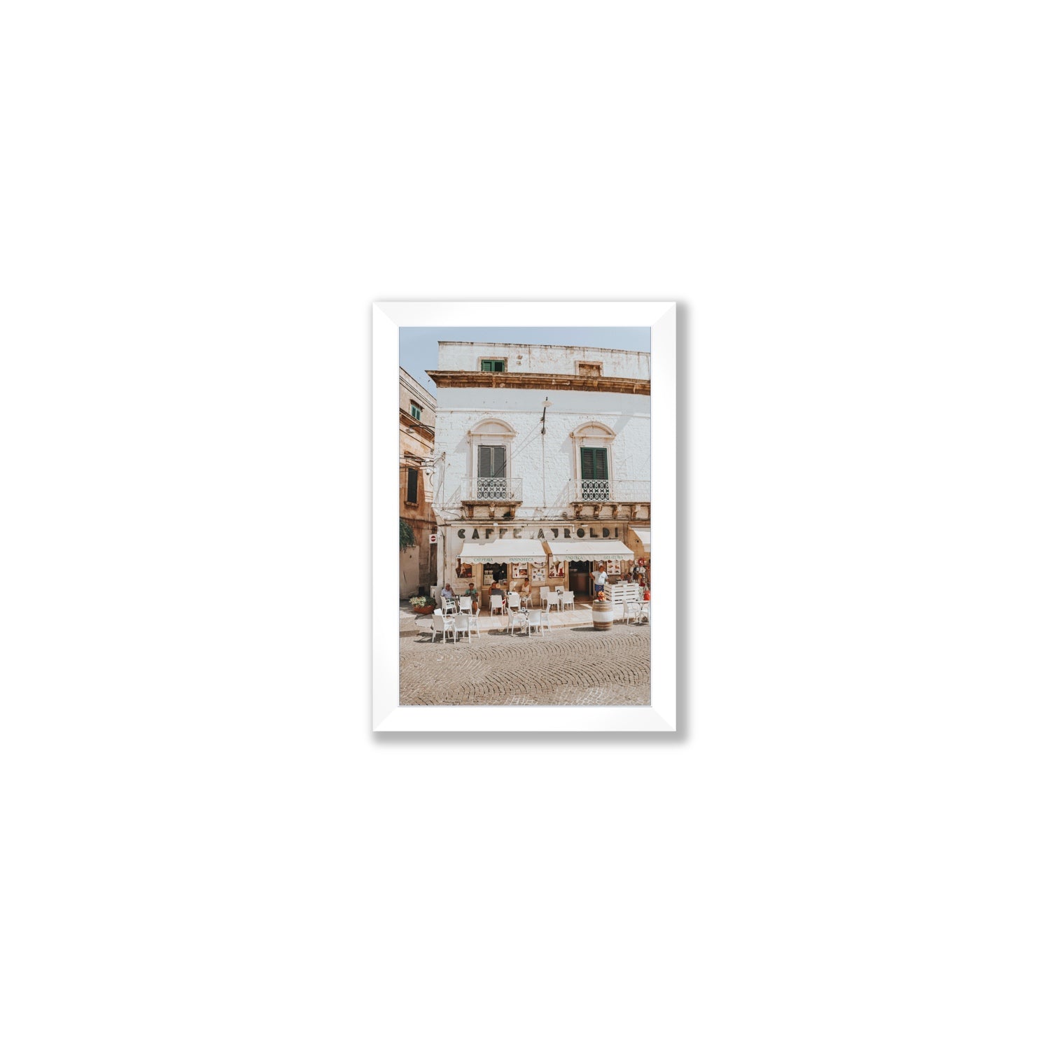 L'Ora di Pranzo Puglia L’Ora di Pranzo Italian art print Small full-bleed fine art print in white frame