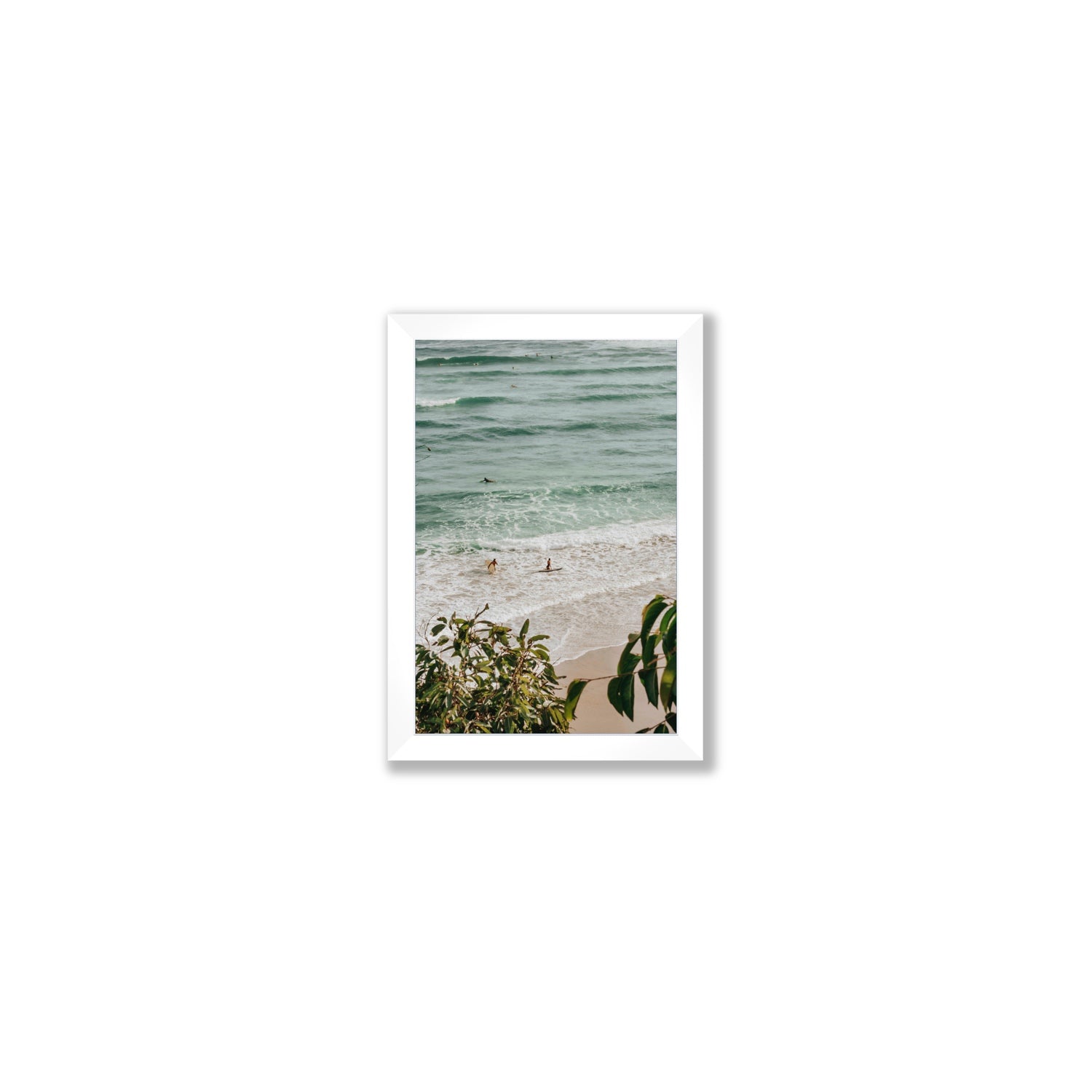 Private Paradise fine art print, Byron Bay, Australia, Small, White Frame · Full Bleed, Fine Art Print