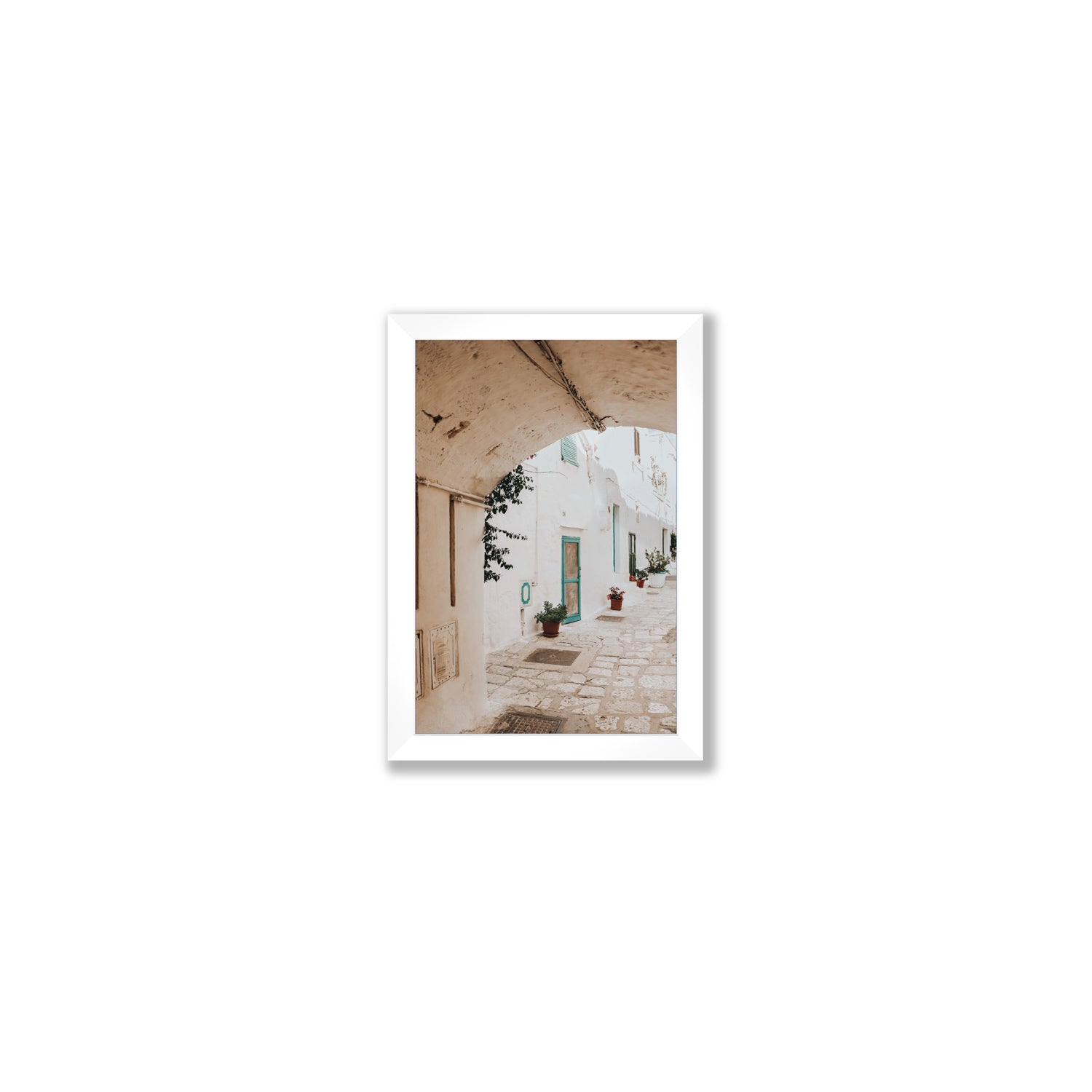 La Citta Bianca Puglia La Città Bianca wall art Small full-bleed fine art print in white frame