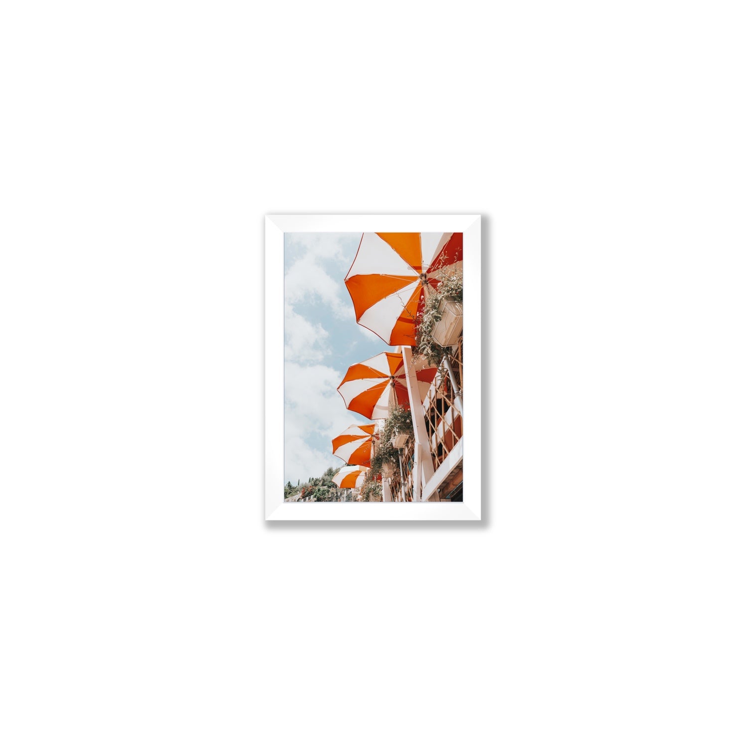 Mantienilo Semplice fine art print, Positano, Italy, Small, White Frame · Full Bleed, Fine Art Print