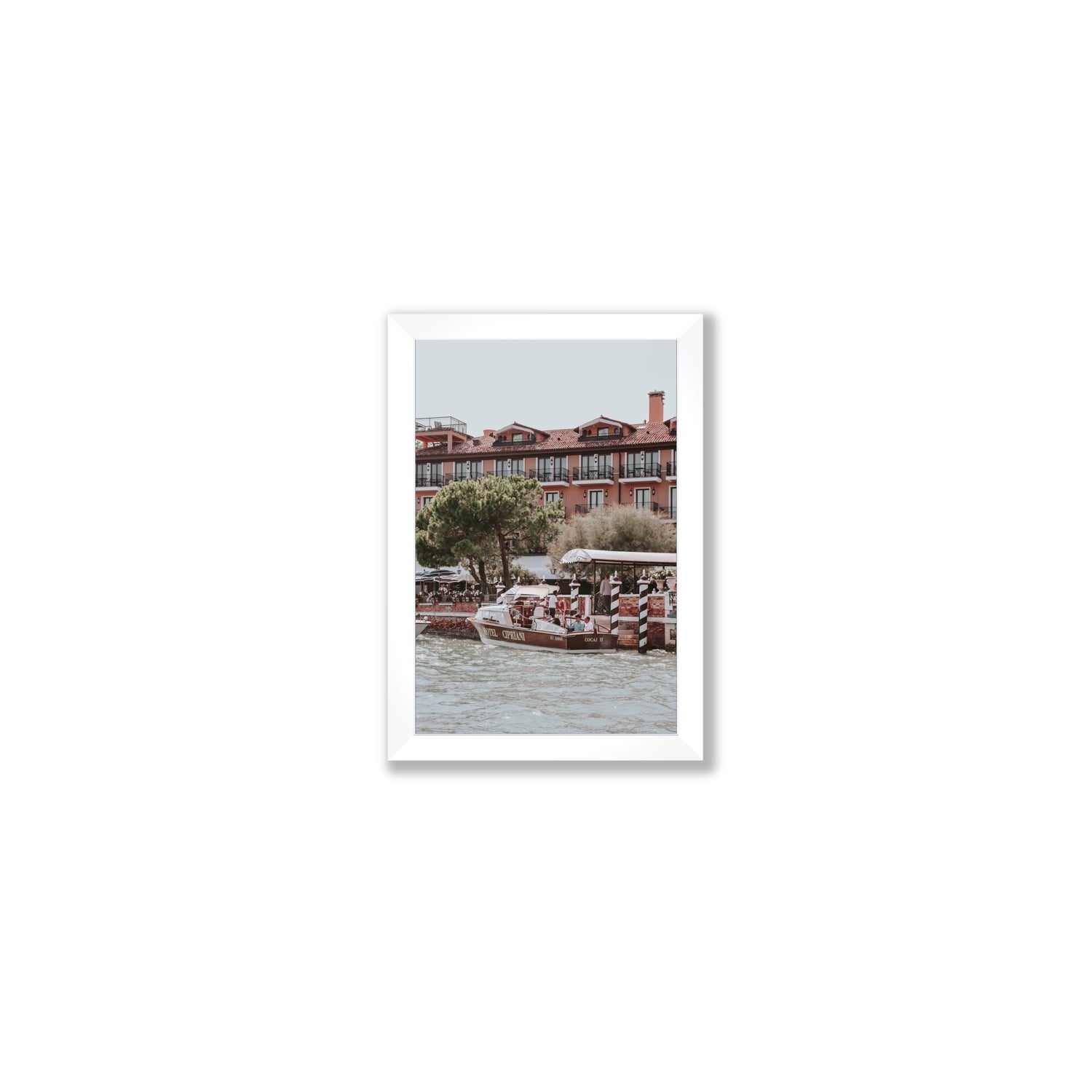 Cocai II Venice Italian wall art Small full-bleed fine art print in white frame