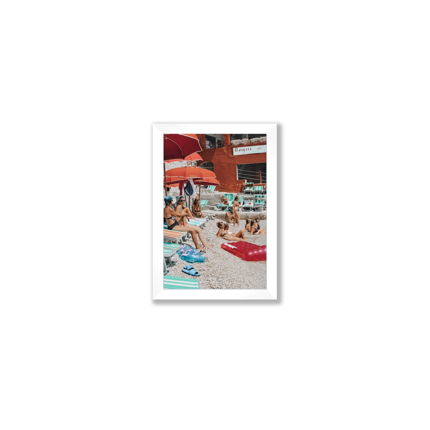 La Dolce Vita fine art print, Capri, Italy, Small, White Frame · Full Bleed, Fine Art Print