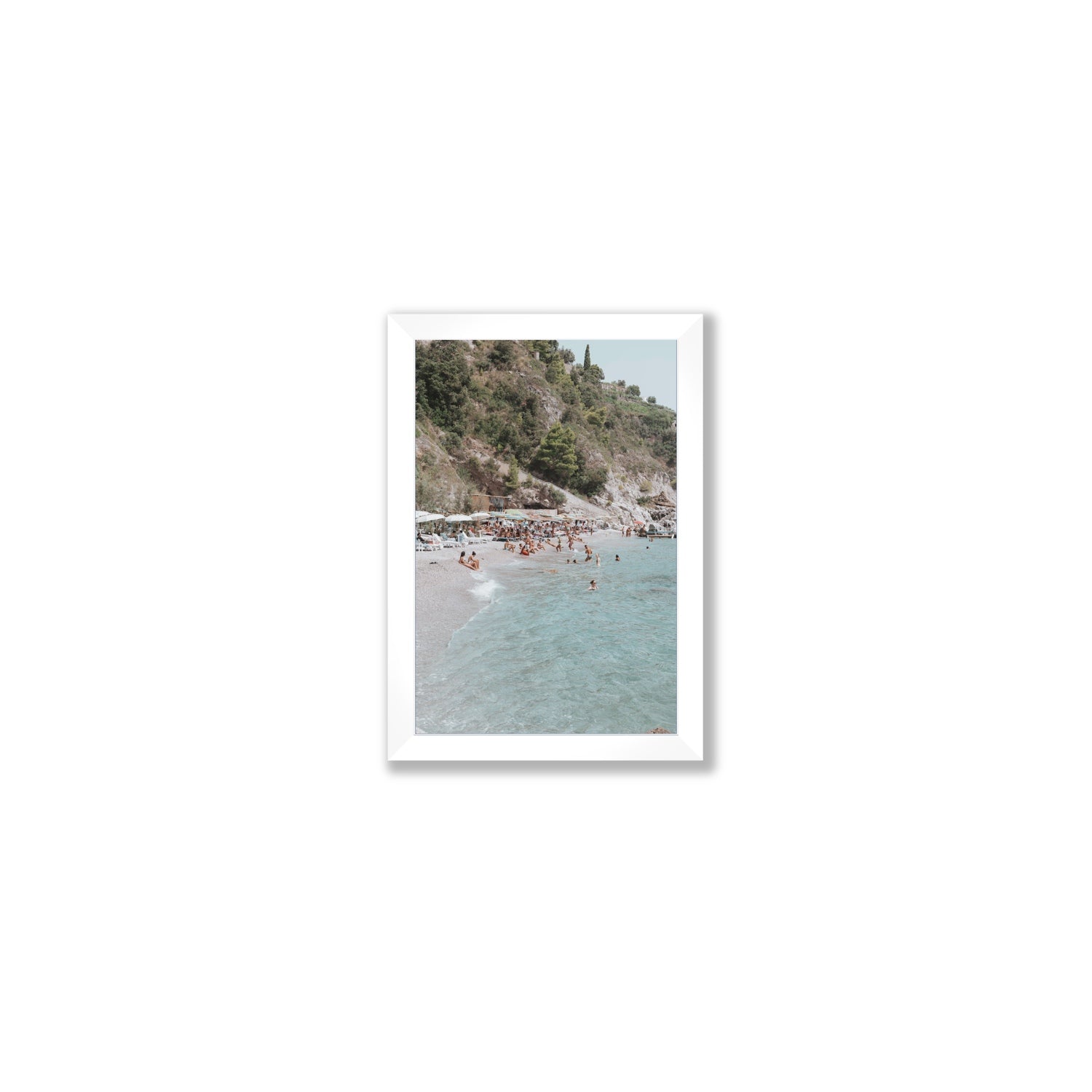 Mediterranean Magic fine art print, Amalfi, Italy, Small, White Frame · Full Bleed, Fine Art Print
