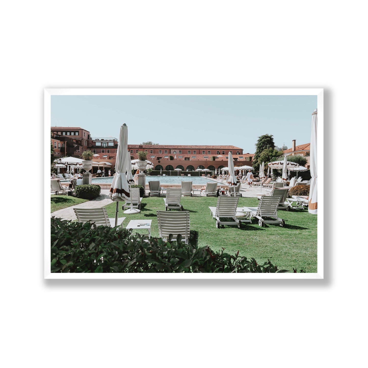 Arrigo Venice Italian wall art Gallery full-bleed fine art print in white frame