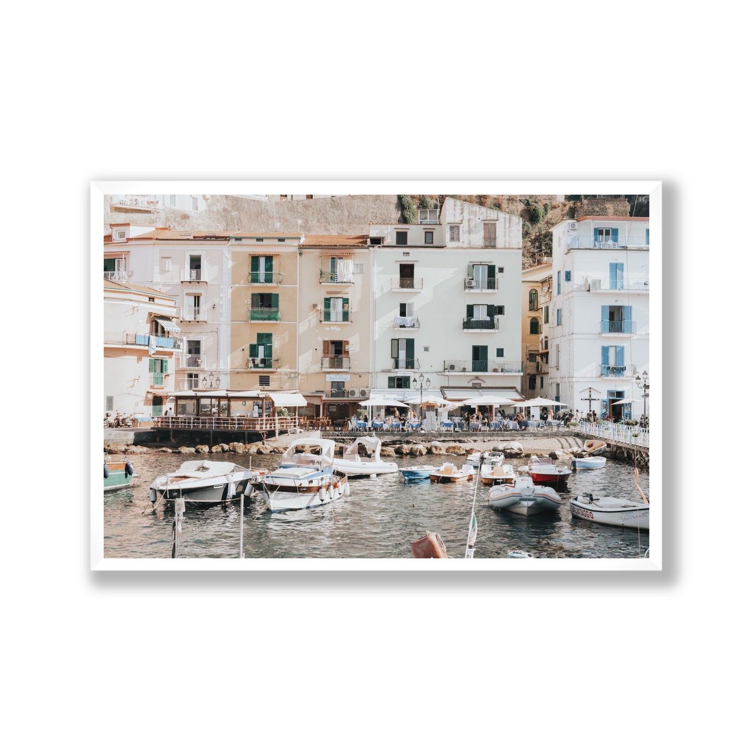 L'Insenatura fine art print, Sorrento, Italy, Gallery, White Frame · Full Bleed, Fine Art Print