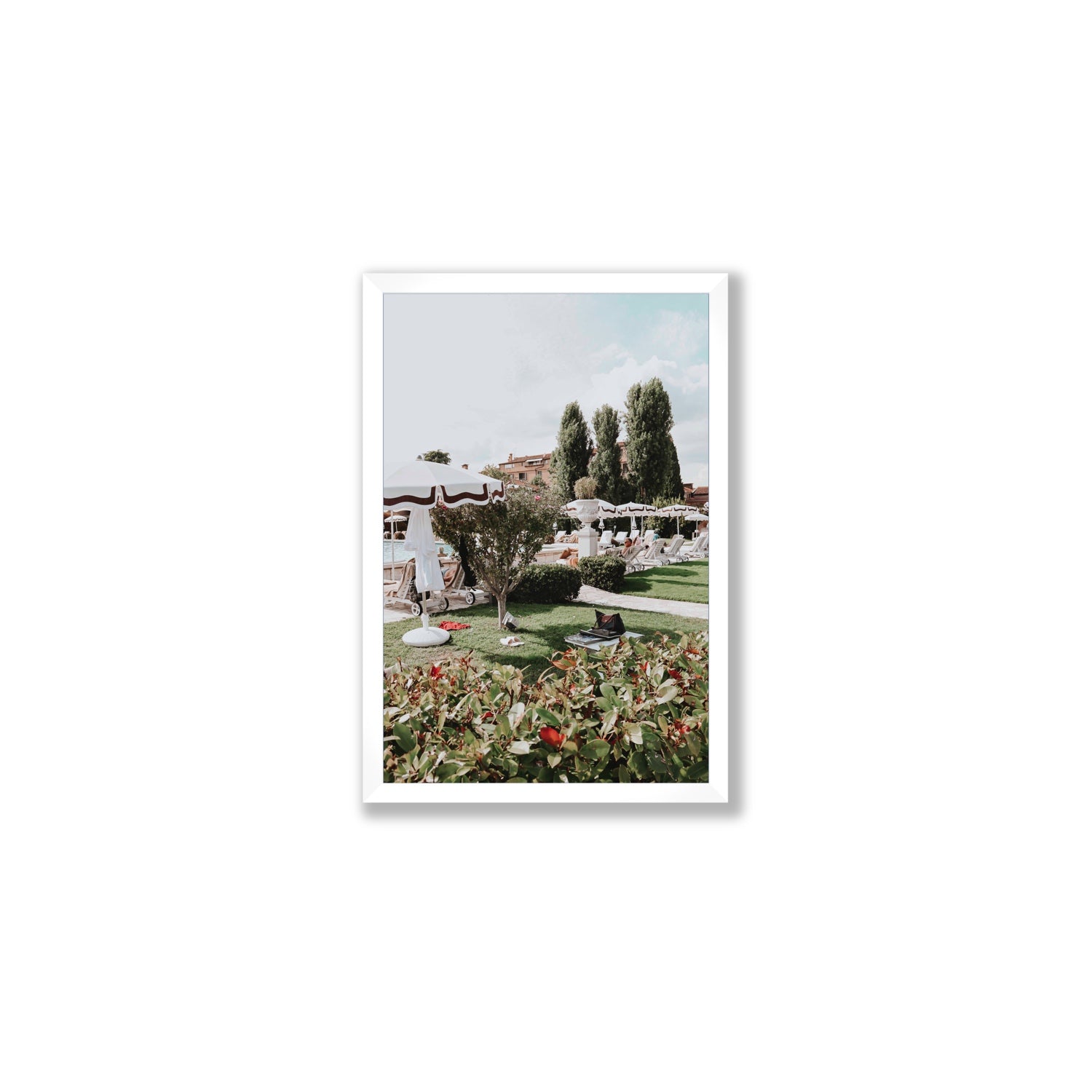 La Serenissima Venice Italian wall art Medium full-bleed fine art print in white frame