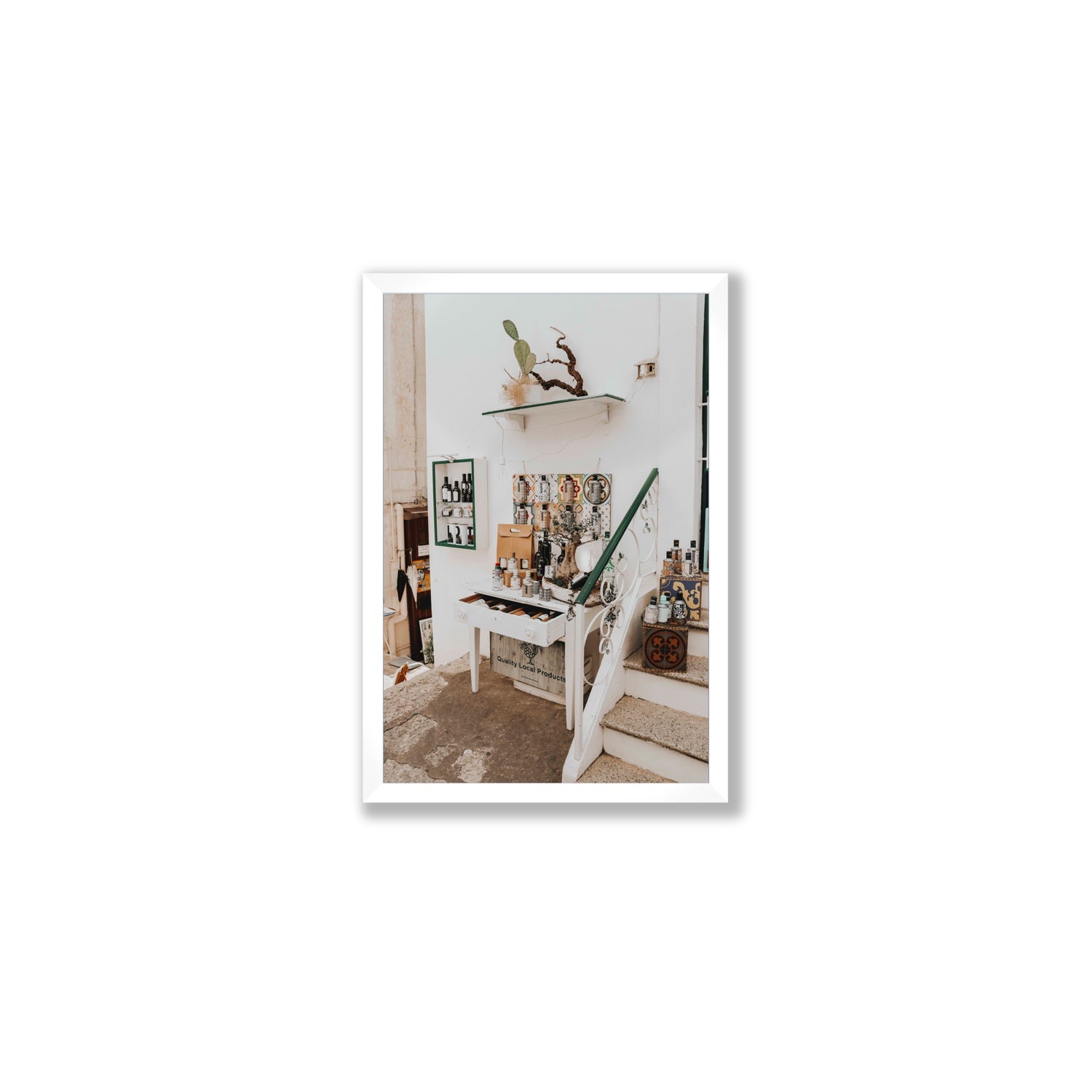 Liquid Gold fine art print, Puglia, Italy, Medium, White Frame · Full Bleed, Fine Art Print