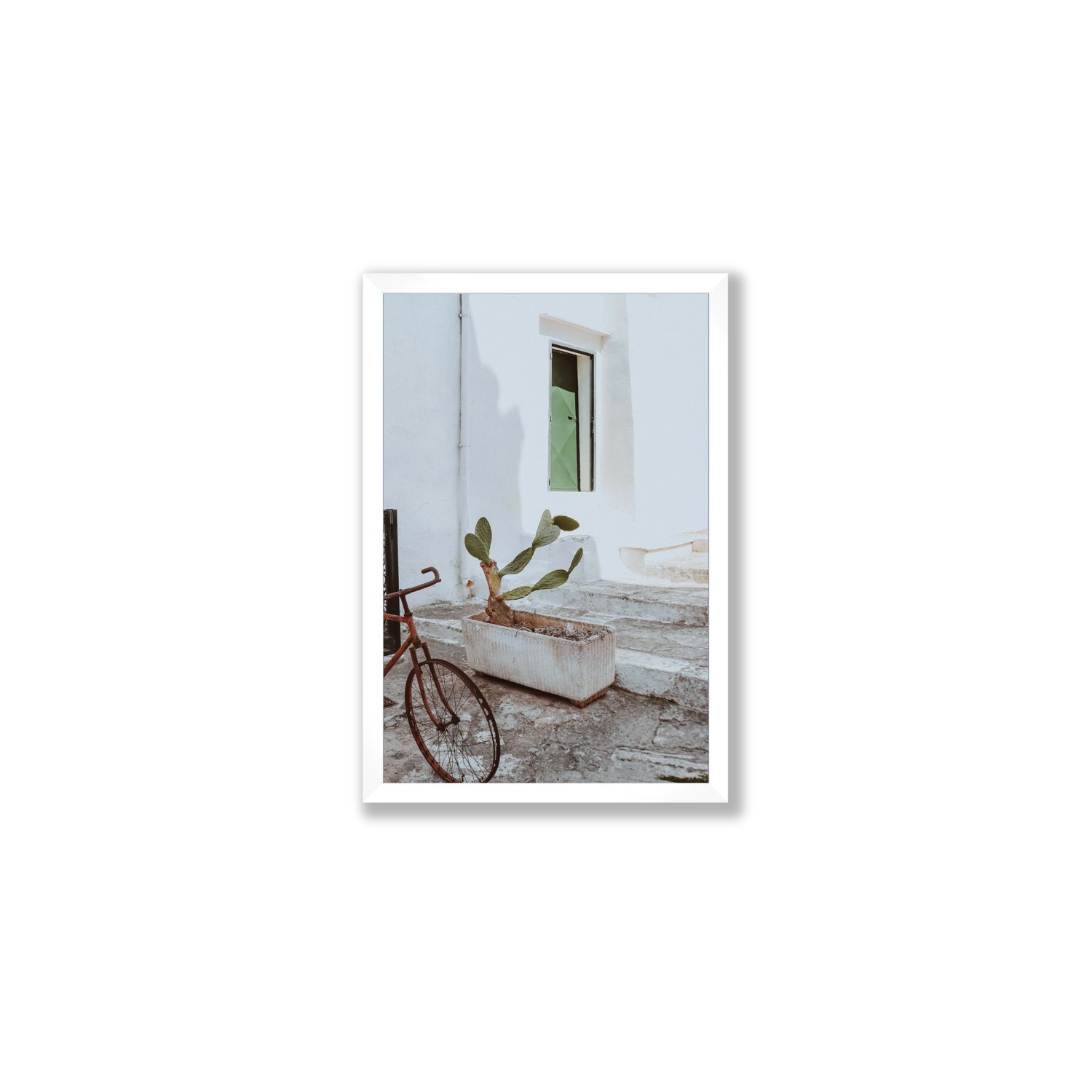 Simple Harmony fine art print, Puglia, Italy, Medium, White Frame · Full Bleed, Fine Art Print