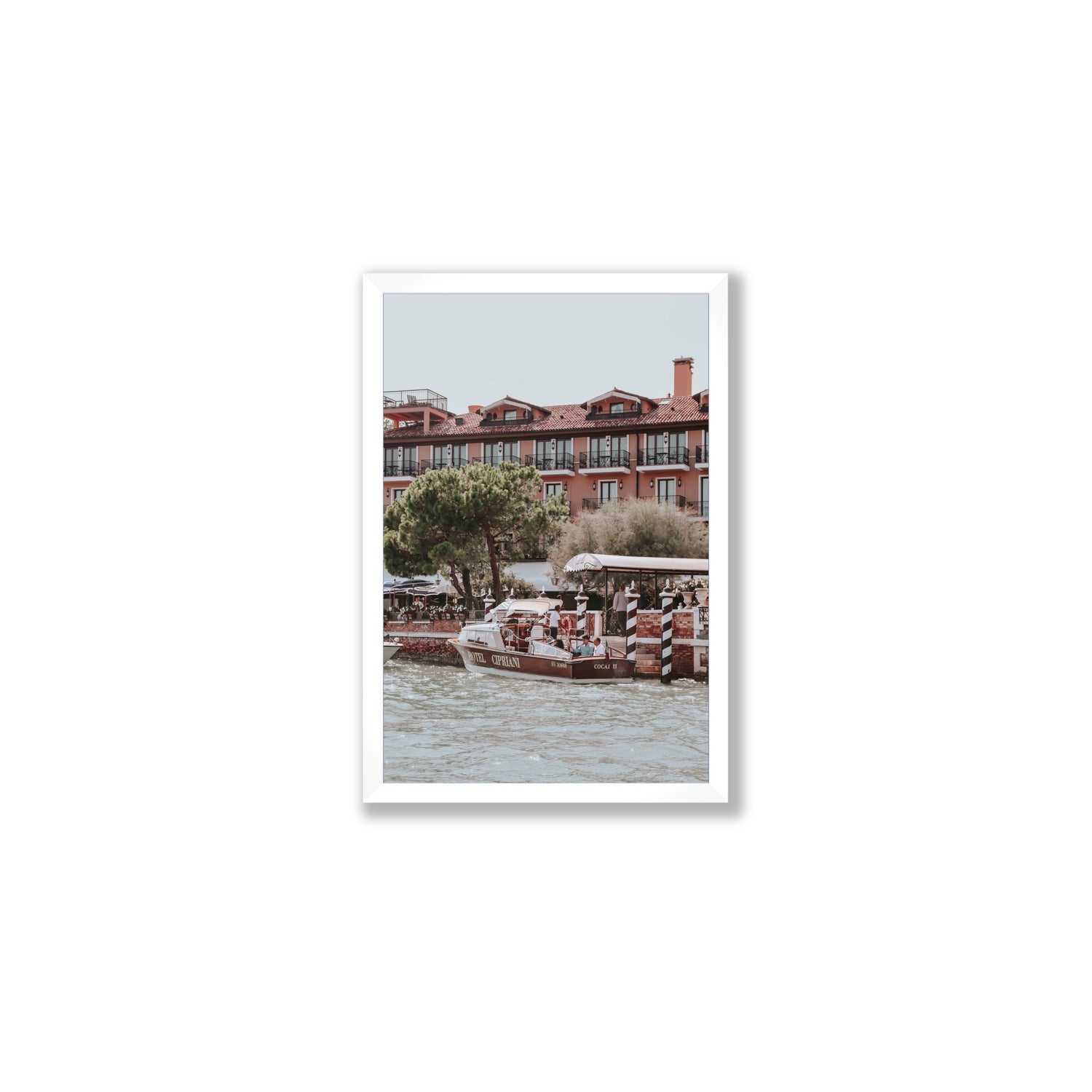 Cocai II Venice Italian wall art Medium full-bleed fine art print in white frame