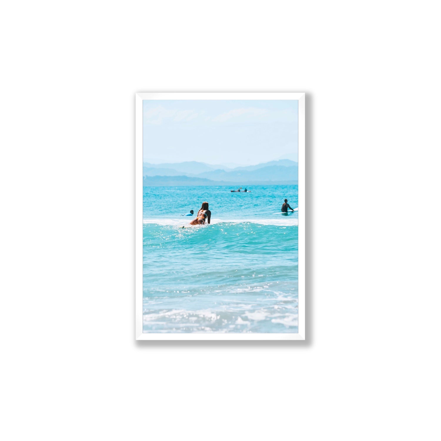 Tatiana fine art print, Byron Bay, Australia, Large, White Frame · Full Bleed, Fine Art Print