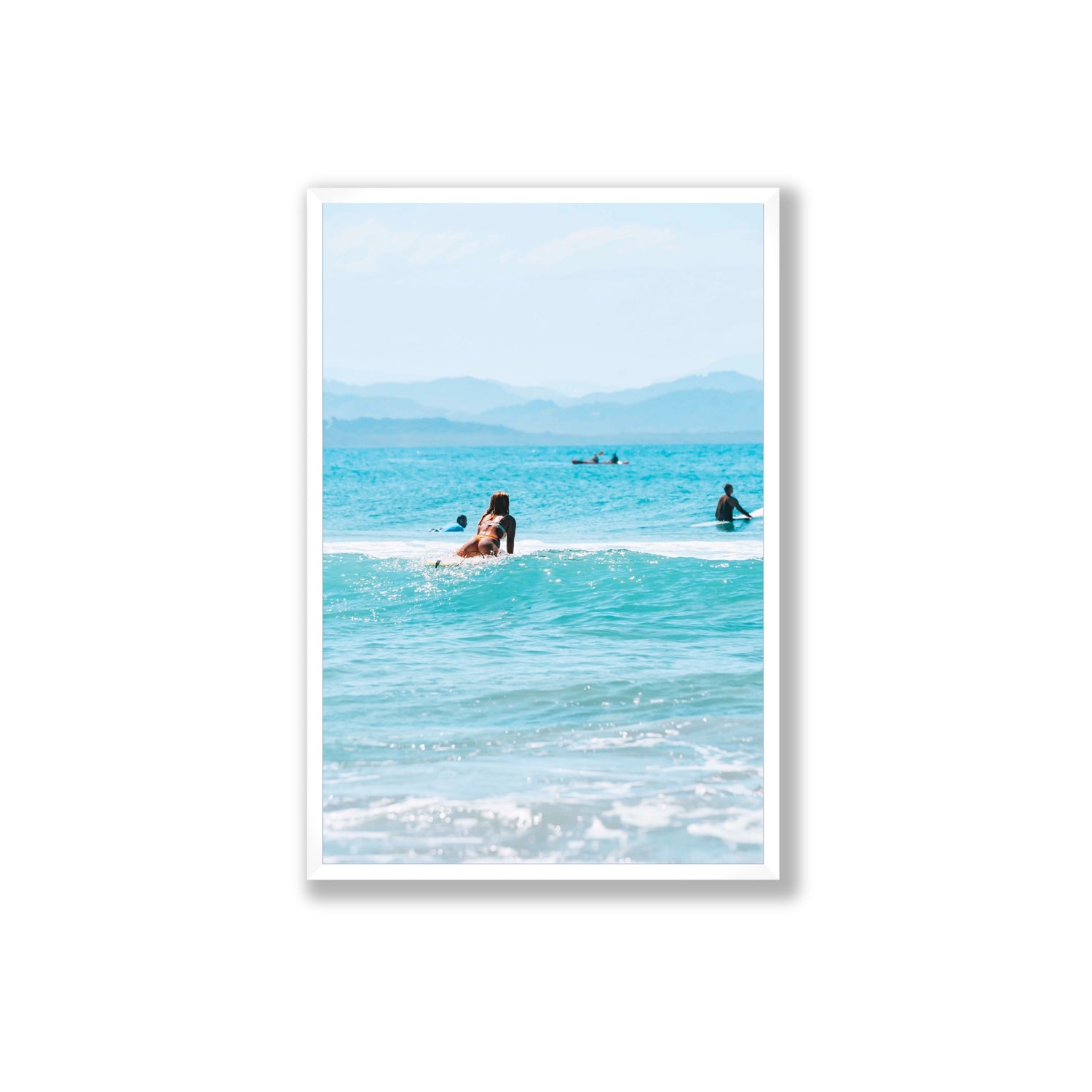 Tatiana fine art print, Byron Bay, Australia, Extra Large, White Frame · Full Bleed, Fine Art Print