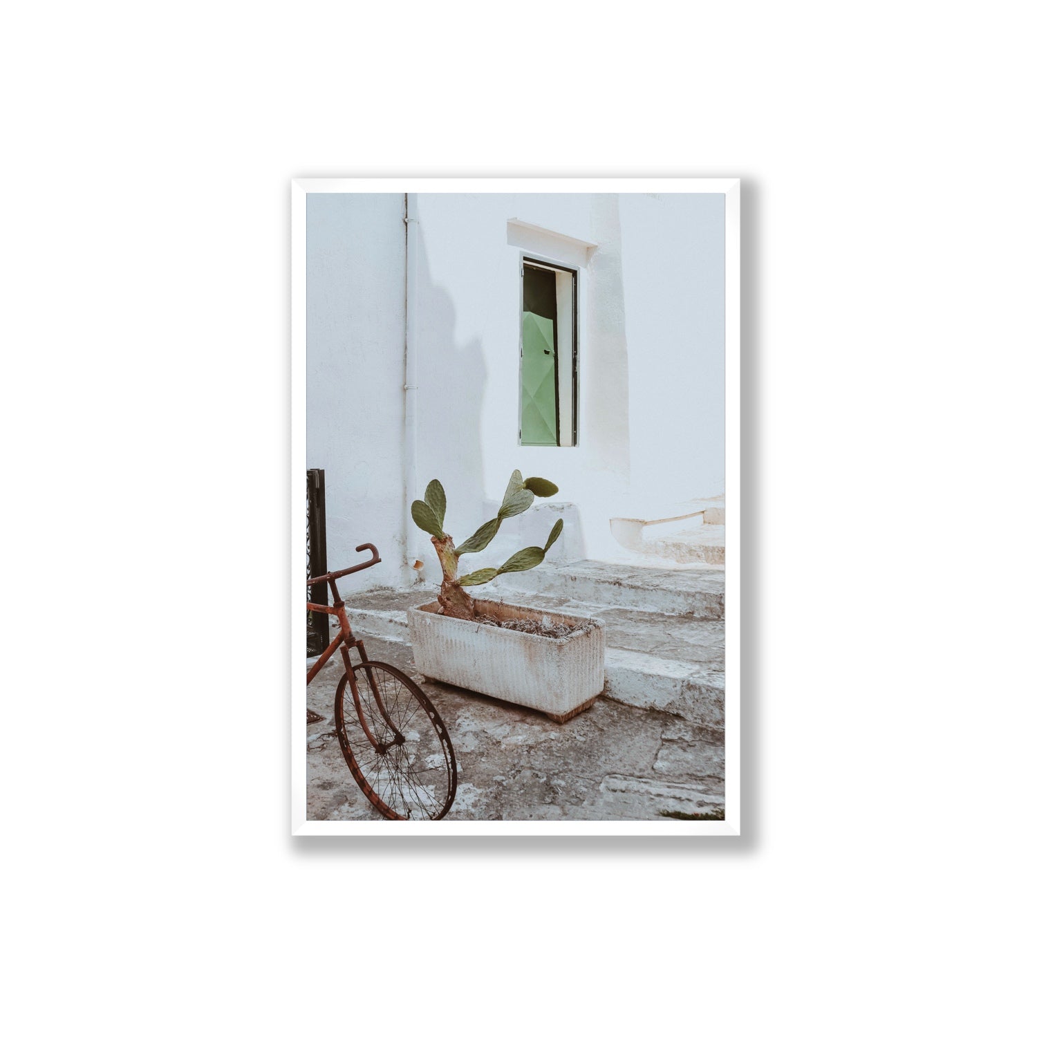 Simple Harmony fine art print, Puglia, Italy, Extra Large, White Frame · Full Bleed, Fine Art Print