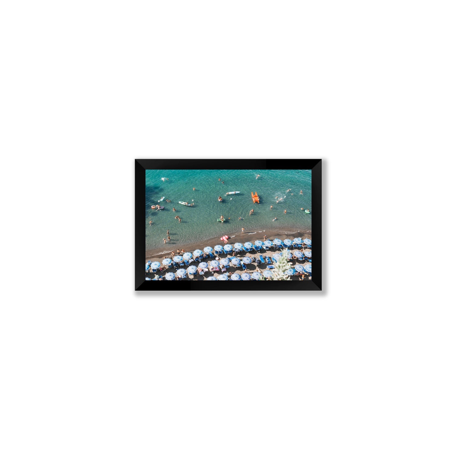 The Sea of Tranquility fine art print, Sorrento, Italy, Small, Black Frame · Full Bleed, Fine Art Print