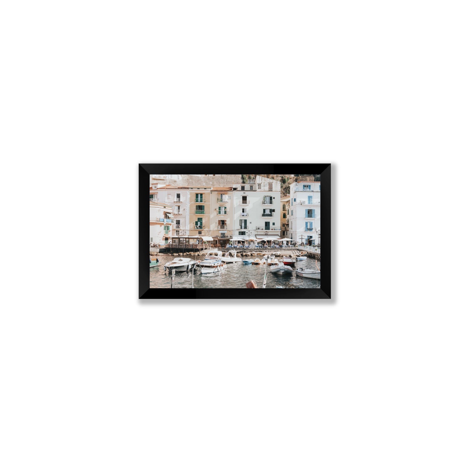 L'Insenatura fine art print, Sorrento, Italy, Small, Black Frame · Full Bleed, Fine Art Print