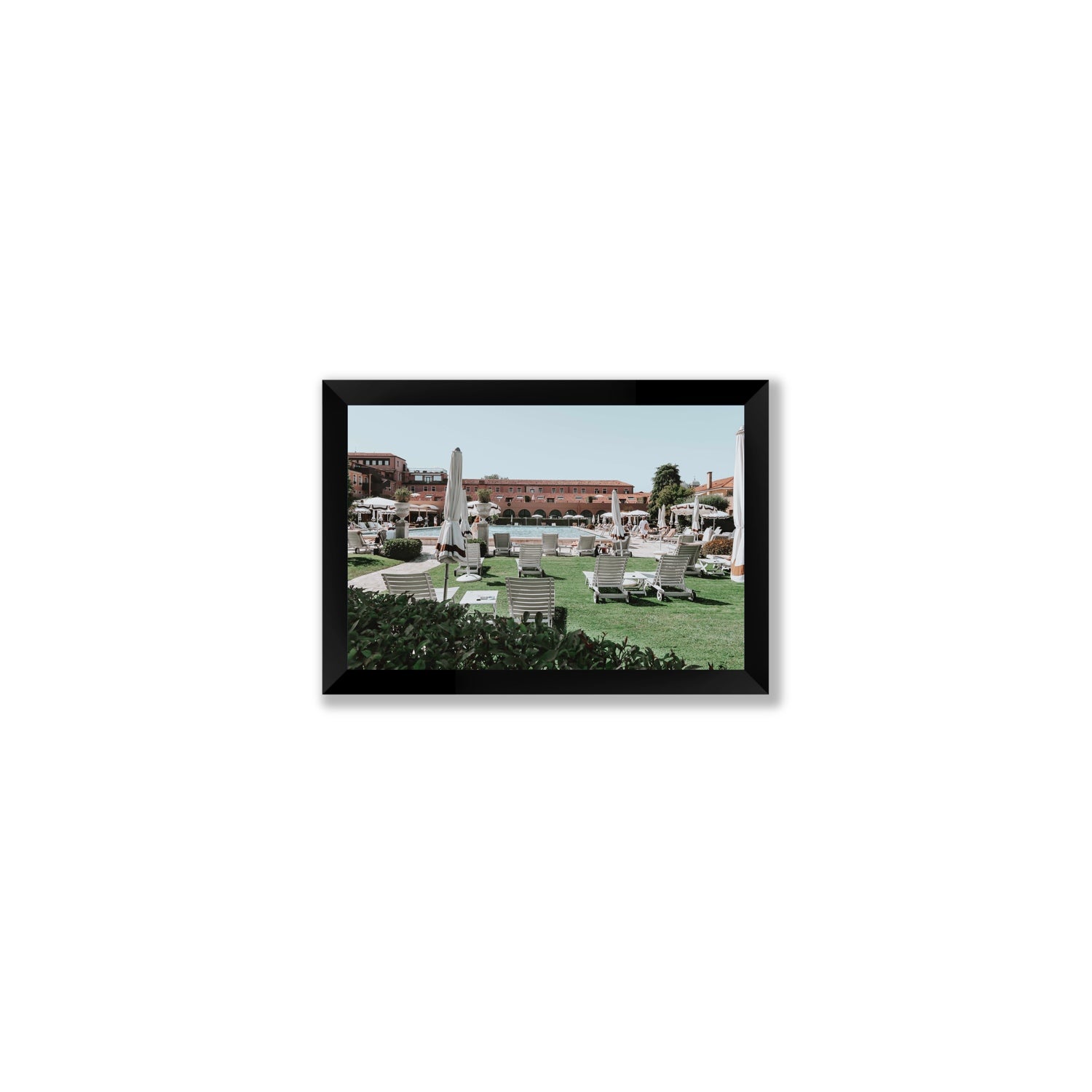 Arrigo Venice Italian wall art Small full-bleed fine art print in black frame