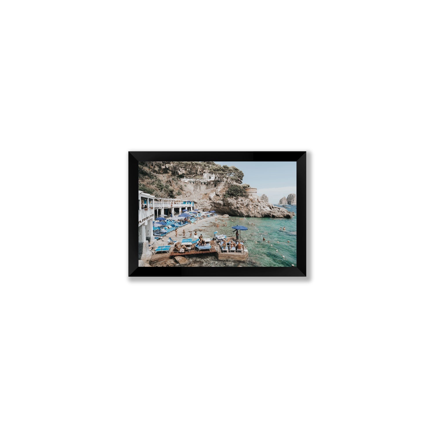 Vita Bella fine art print, Capri, Italy, Small, Black Frame · Full Bleed, Fine Art Print