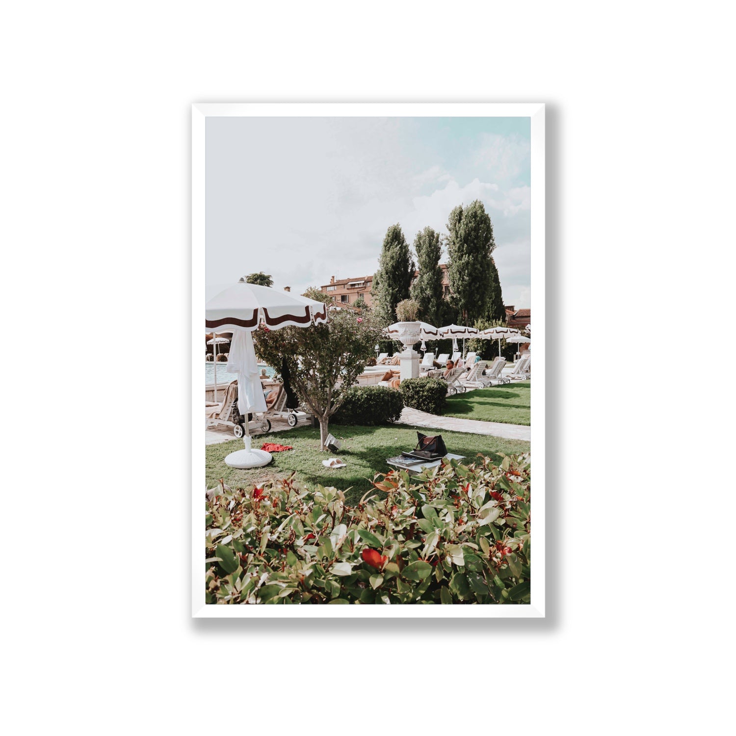 La Serenissima Venice Italian wall art Giant full-bleed fine art print in white frame