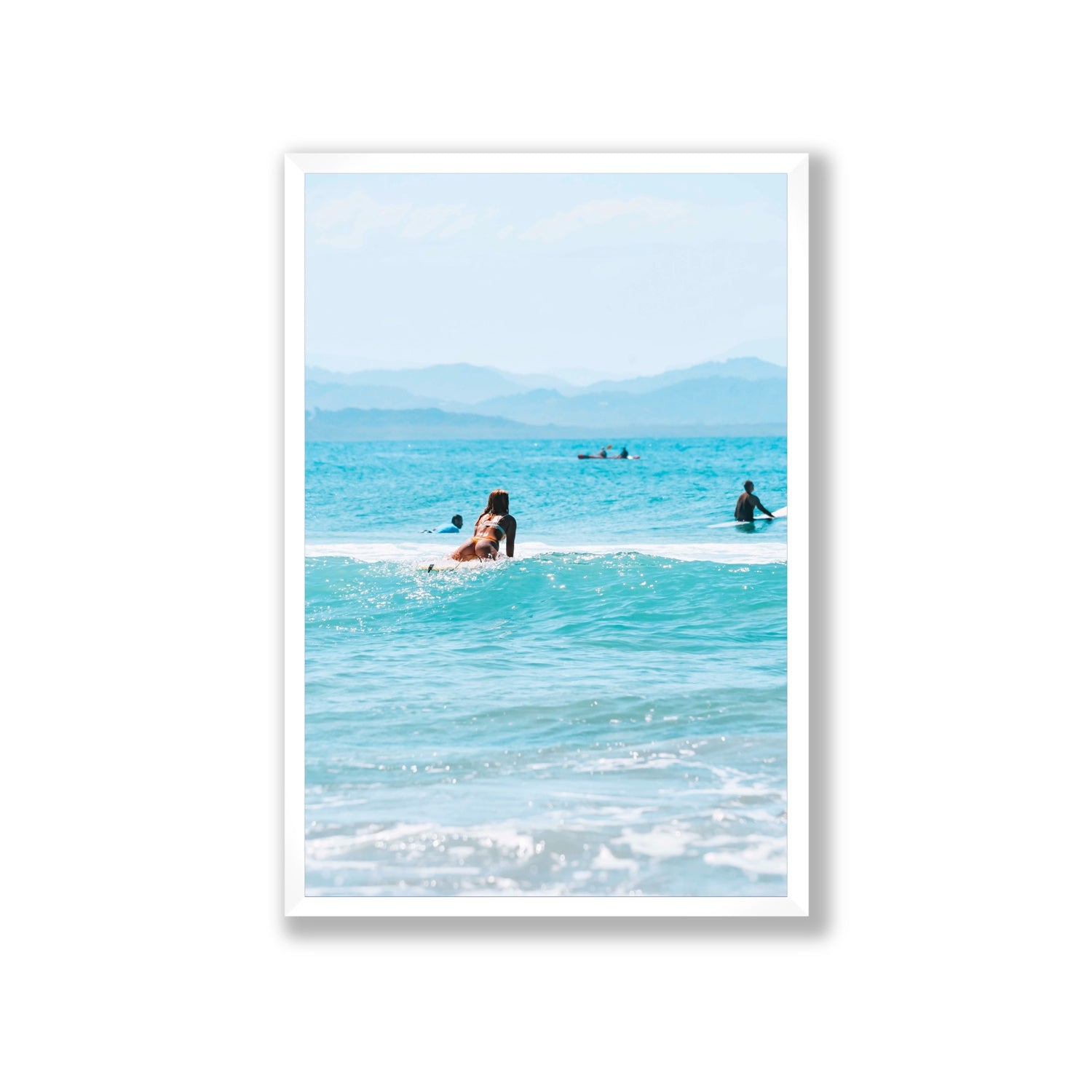 Tatiana fine art print, Byron Bay, Australia, Giant, White Frame · Full Bleed, Fine Art Print