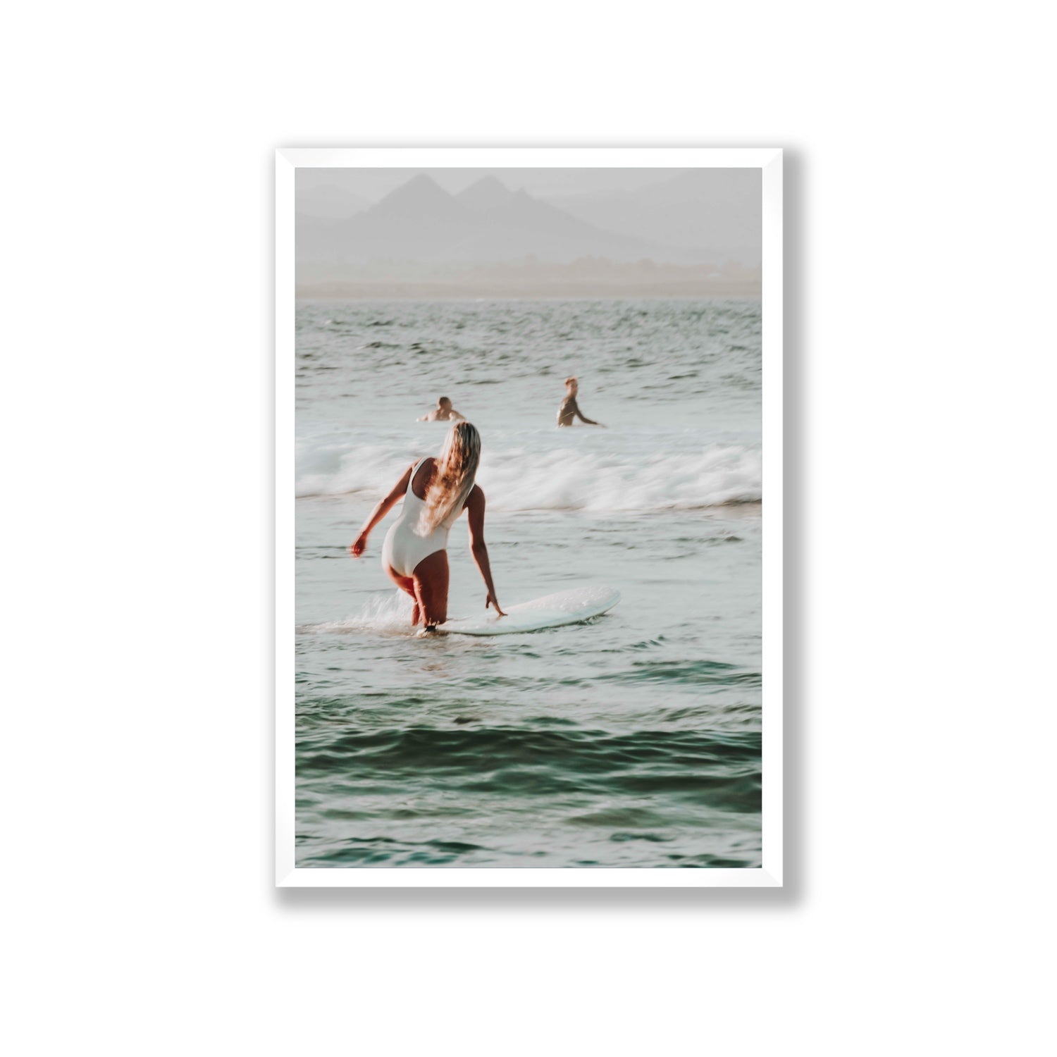 Blondie fine art print, Byron Bay, Australia, Giant, White Frame · Full Bleed, Fine Art Print