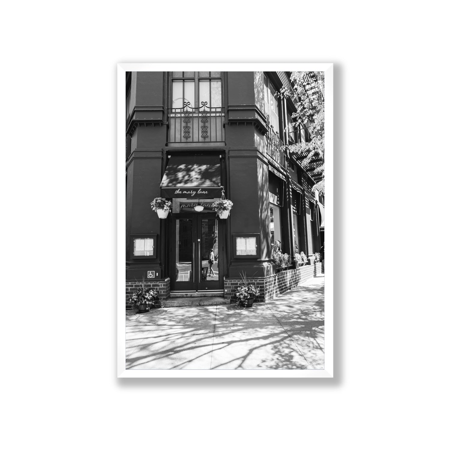 Mary's Corner fine art print, New York, United States, Giant, White Frame · Full Bleed, Fine Art Print