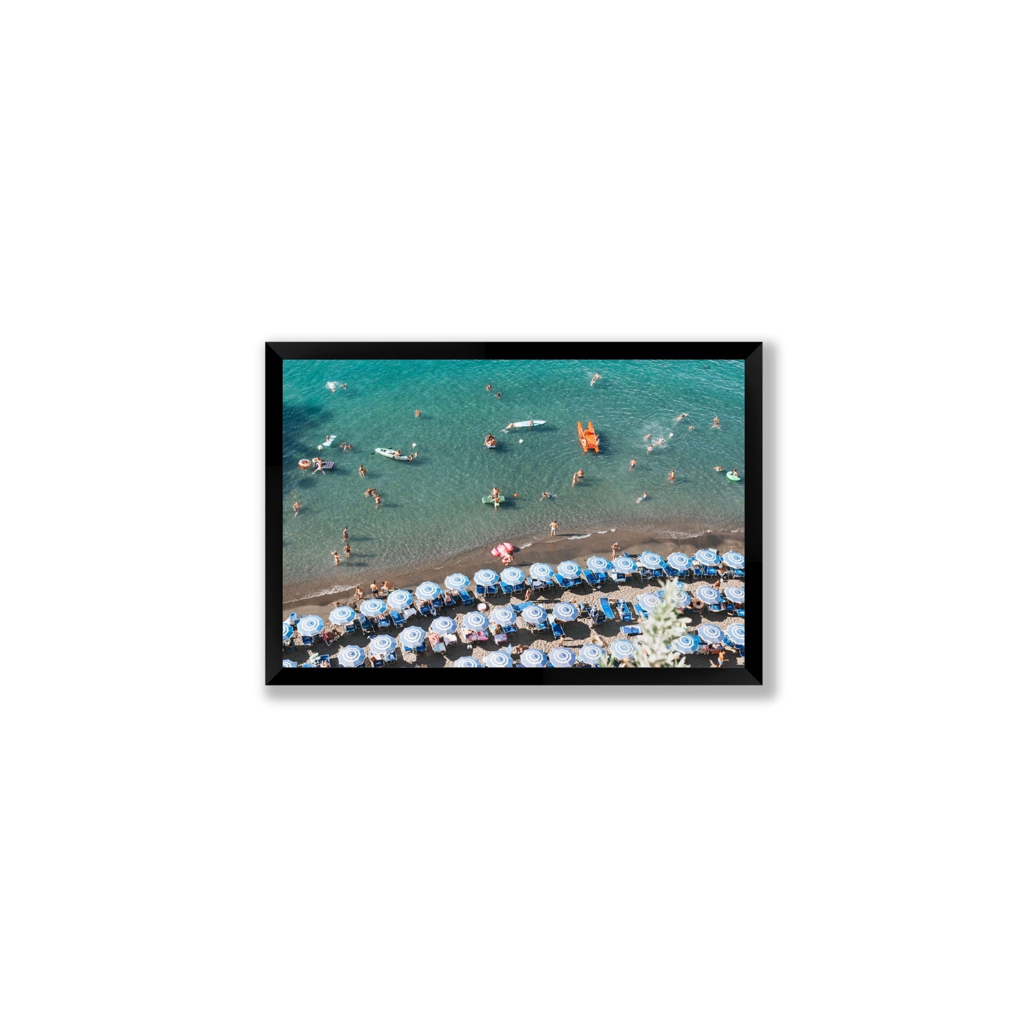 The Sea of Tranquility fine art print, Sorrento, Italy, Medium, Black Frame · Full Bleed, Fine Art Print