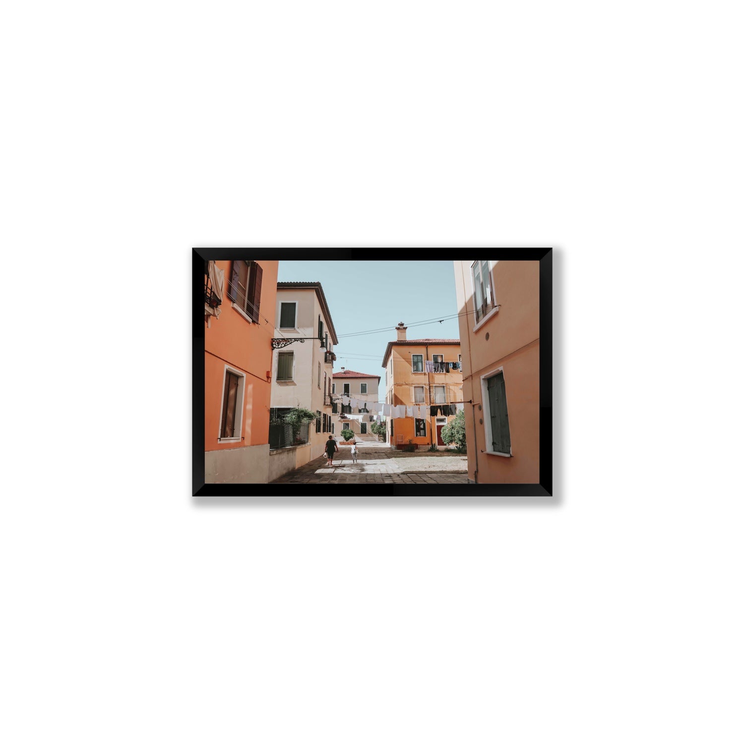Giorgia Boscolo Venice Italian wall art Medium full-bleed fine art print in black frame