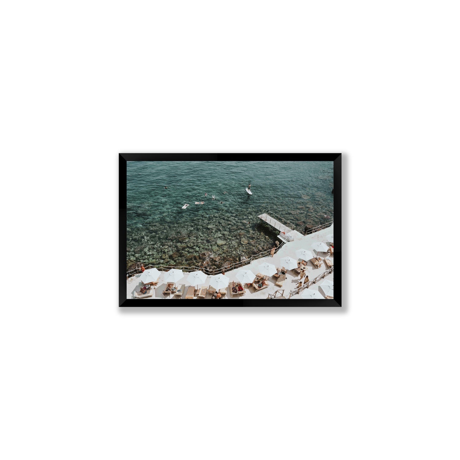 Our Tuscan Dream Tuscany Italian wall art Medium full-bleed fine art print in black frame