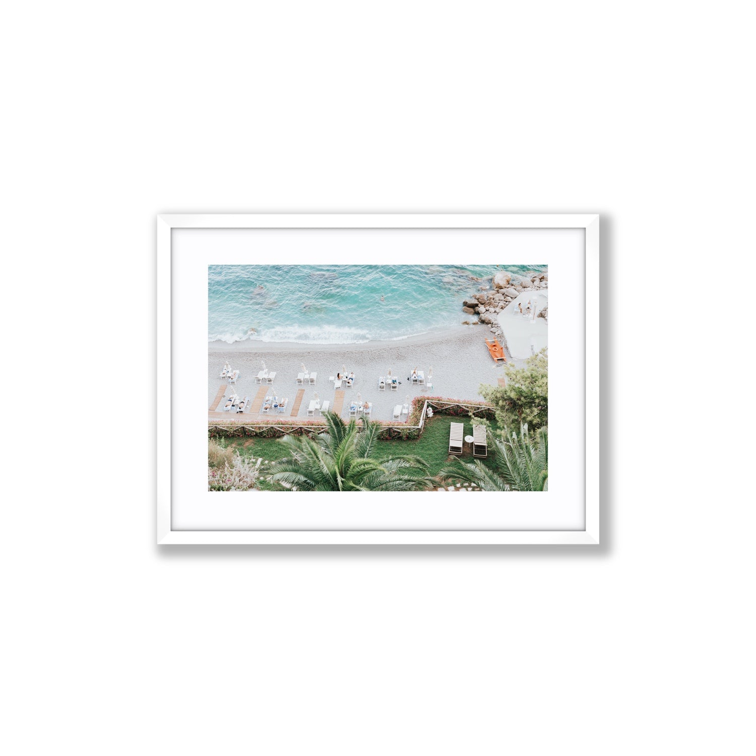 Elysian fine art print, Amalfi, Italy, Medium, White Frame · Matboard, Fine Art Print