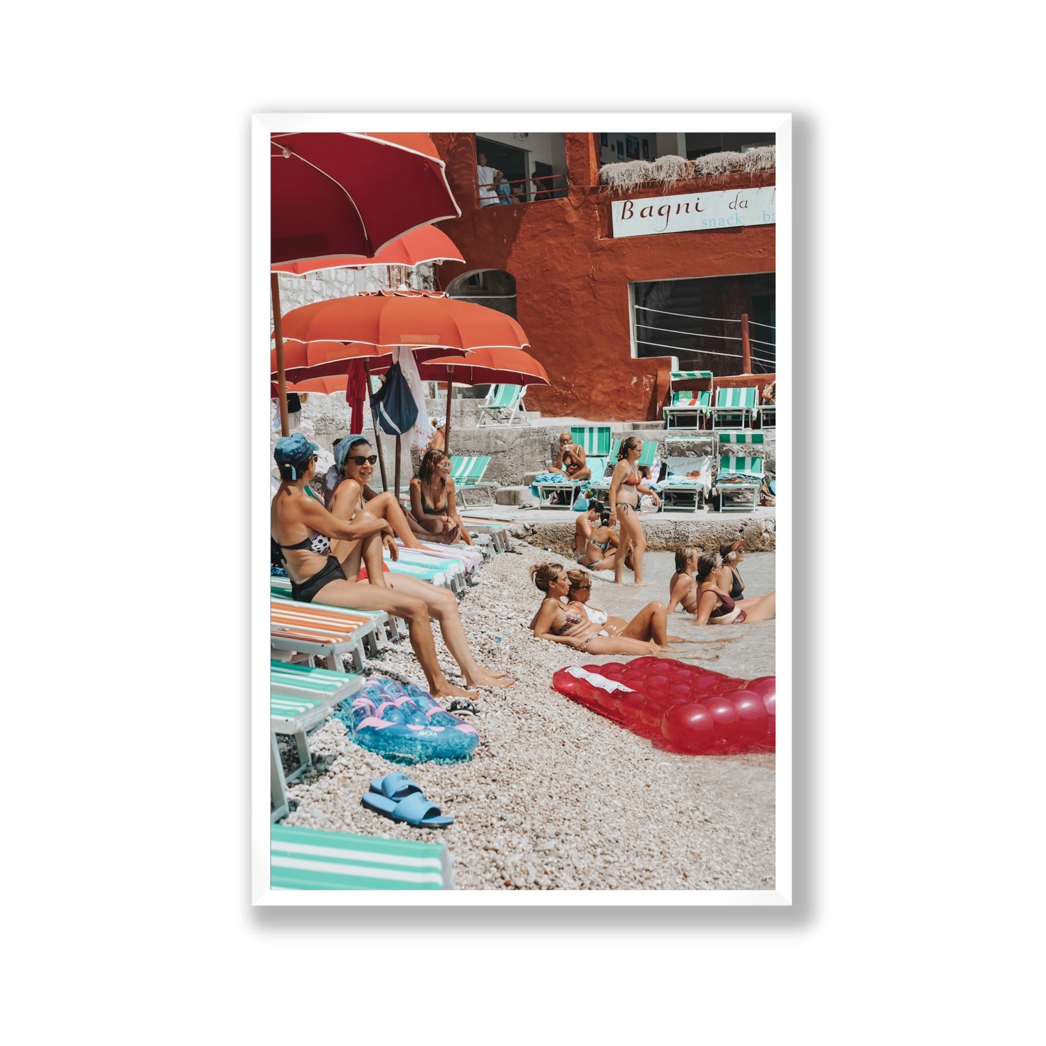 La Dolce Vita fine art print, Capri, Italy, Gallery, White Frame · Full Bleed, Fine Art Print