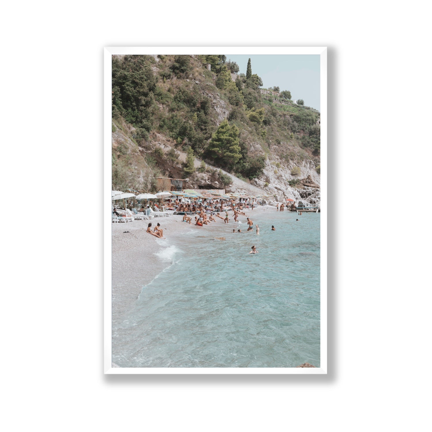 Mediterranean Magic fine art print, Amalfi, Italy, Gallery, White Frame · Full Bleed, Fine Art Print