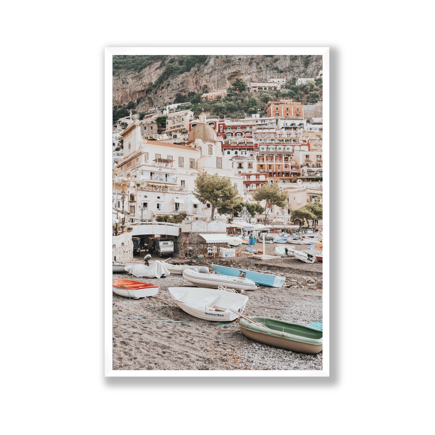 A Memory To Treasure fine art print, Positano, Italy, Gallery, White Frame · Full Bleed, Fine Art Print