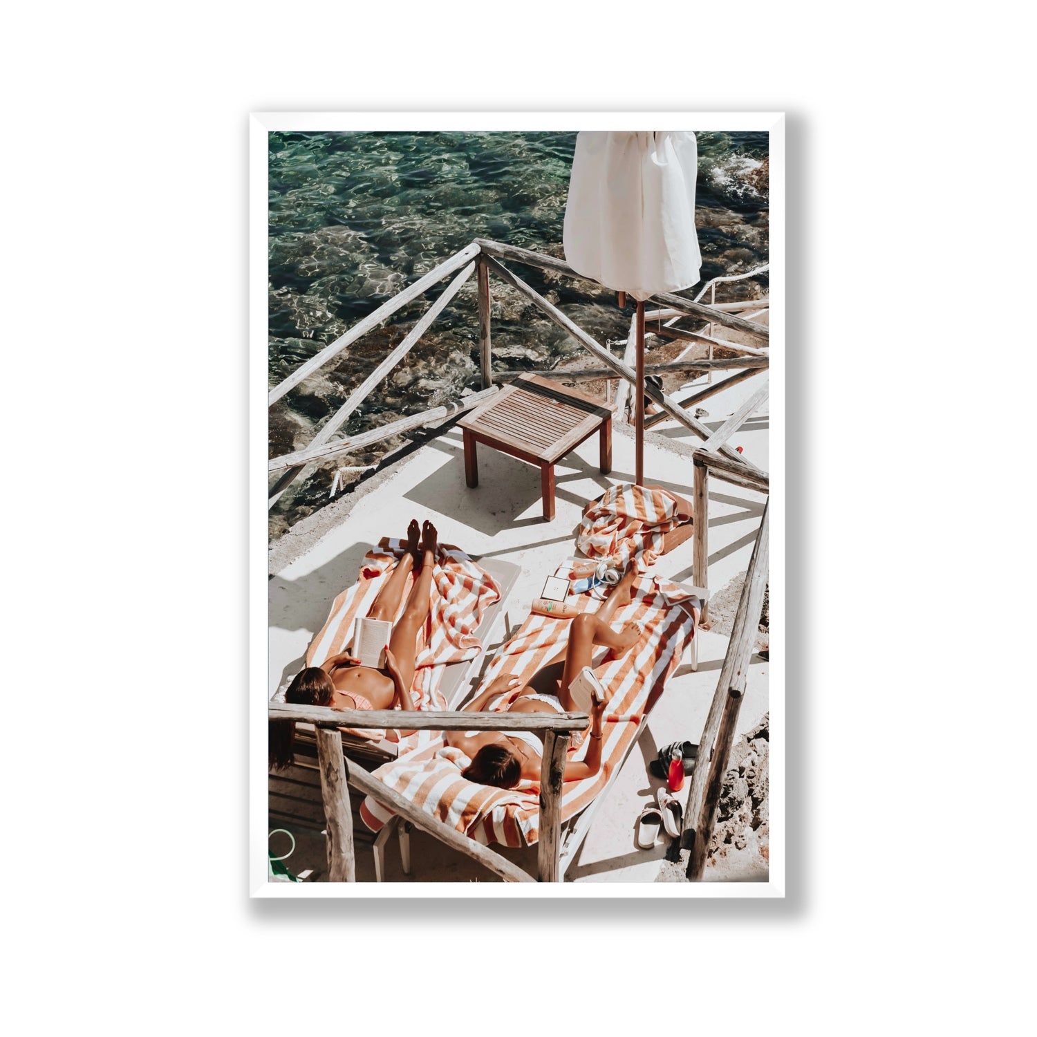 Sun Kissed fine art print, Tuscany, Italy, Gallery, White Frame · Full Bleed, Fine Art Print