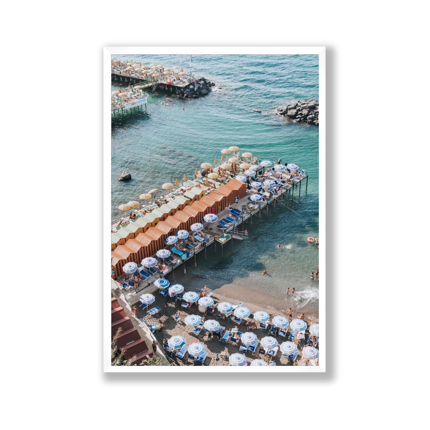 Ocean Fantasy fine art print, Sorrento, Italy, Gallery, White Frame · Full Bleed, Fine Art Print