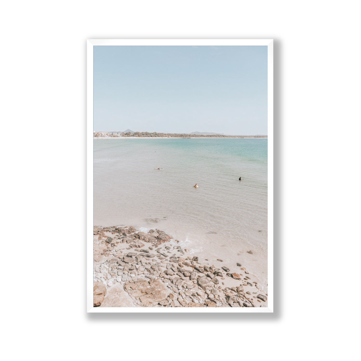 Sweet Serotonin fine art print, Noosa, Australia, coastal scenes artwork, Gallery, White Frame · Full Bleed, Fine Art Print