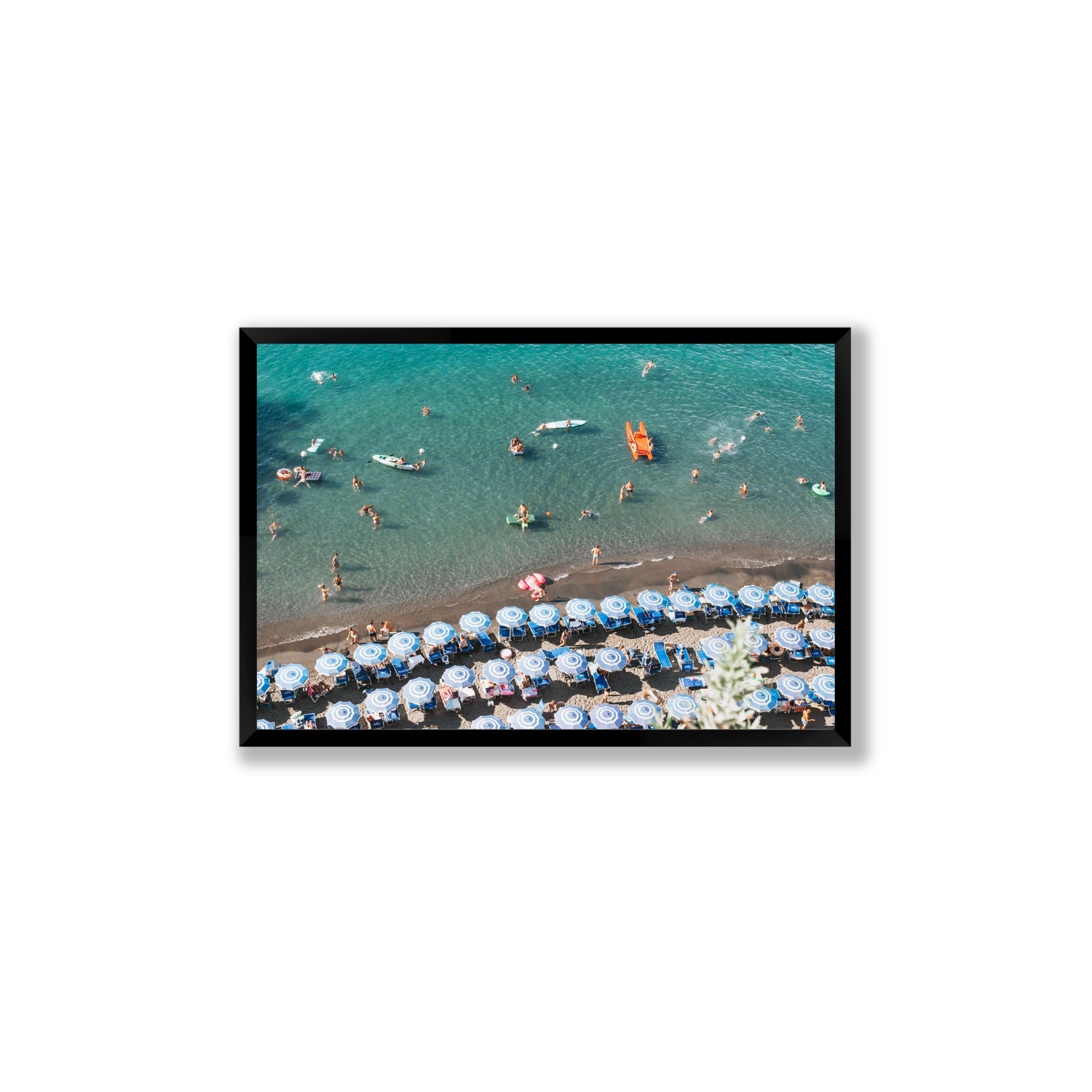 The Sea of Tranquility fine art print, Sorrento, Italy, Large, Black Frame · Full Bleed, Fine Art Print