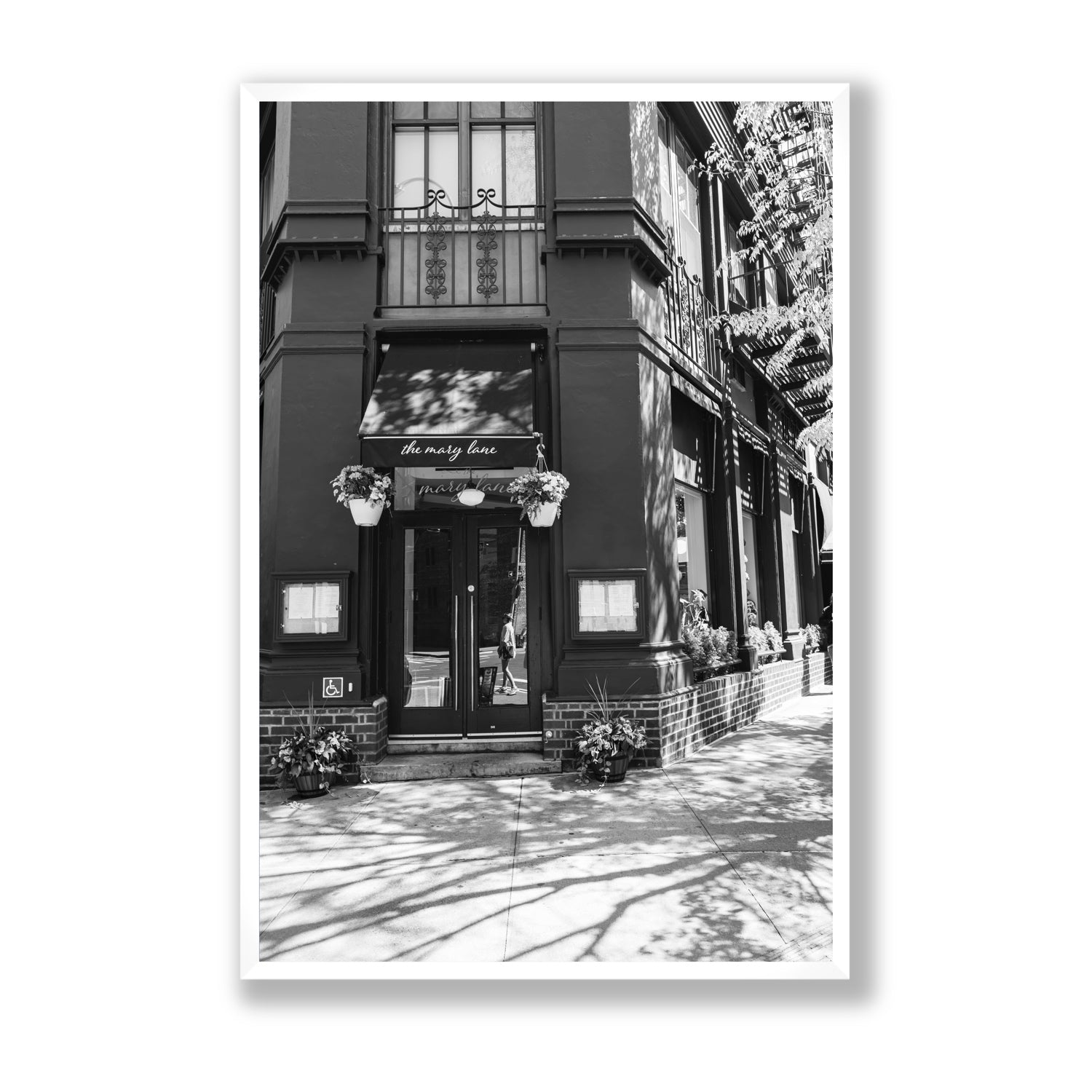 Mary's Corner fine art print, New York, United States, Statement, White Frame · Full Bleed, Fine Art Print