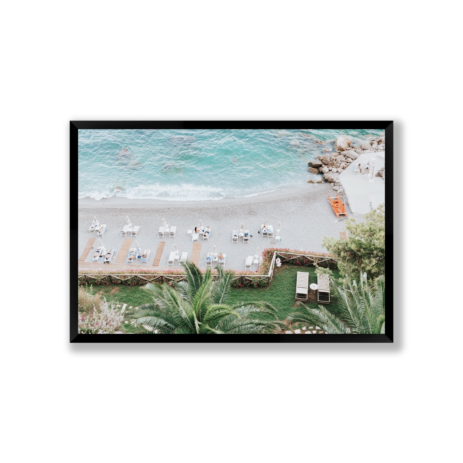 Elysian fine art print, Amalfi, Italy, Giant, Black Frame · Full Bleed, Fine Art Print