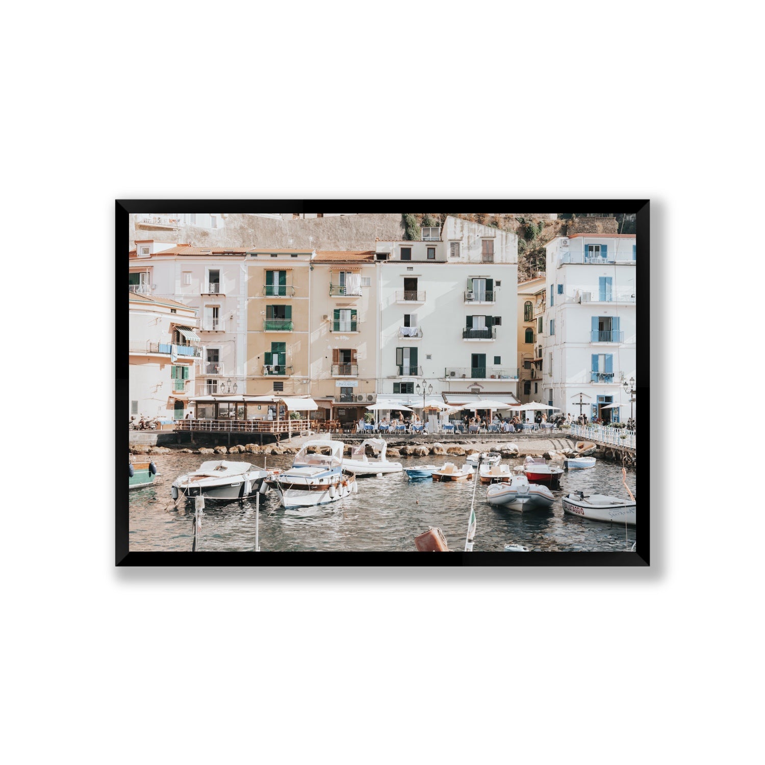 L'Insenatura fine art print, Sorrento, Italy, Giant, Black Frame · Full Bleed, Fine Art Print