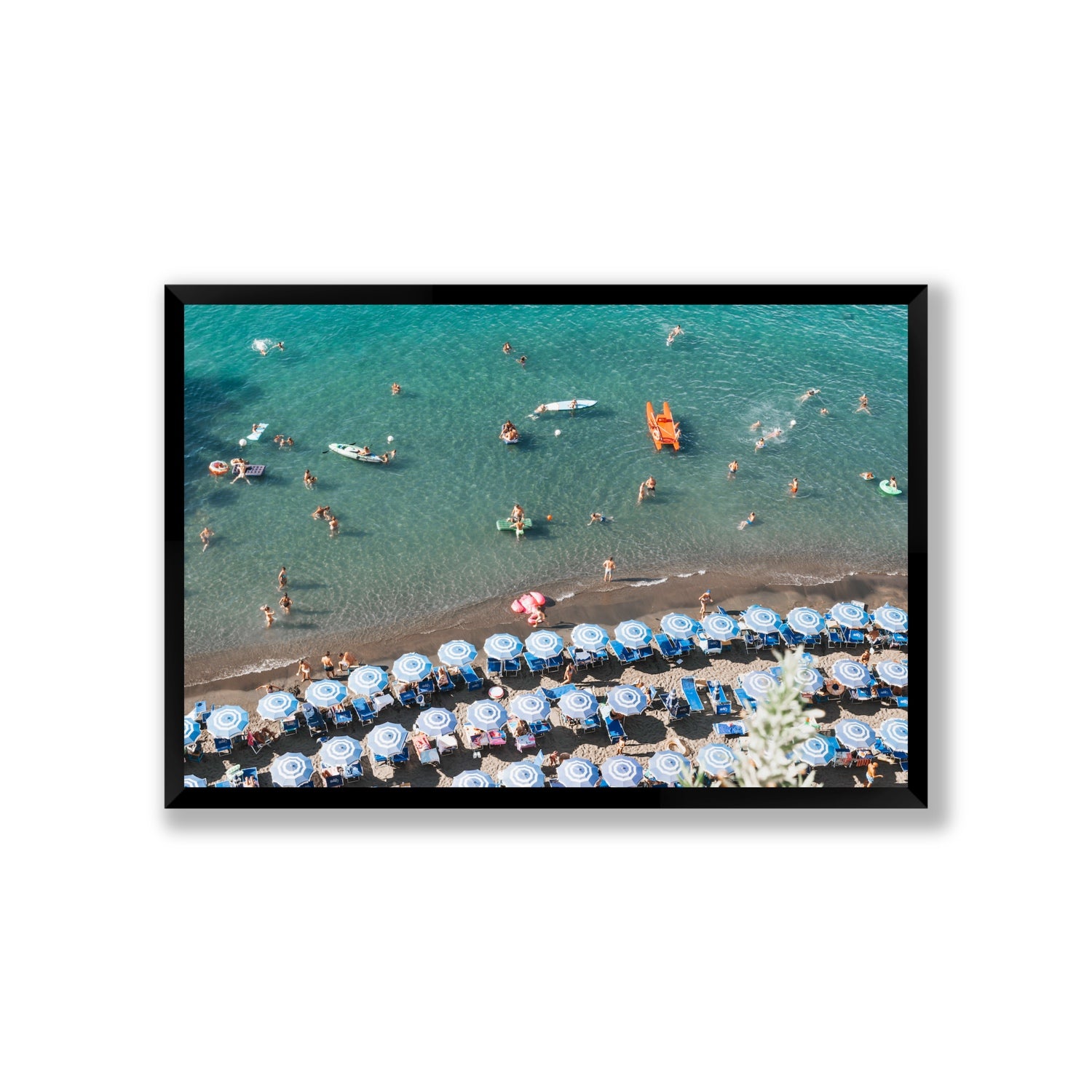 The Sea of Tranquility fine art print, Sorrento, Italy, Giant, Black Frame · Full Bleed, Fine Art Print